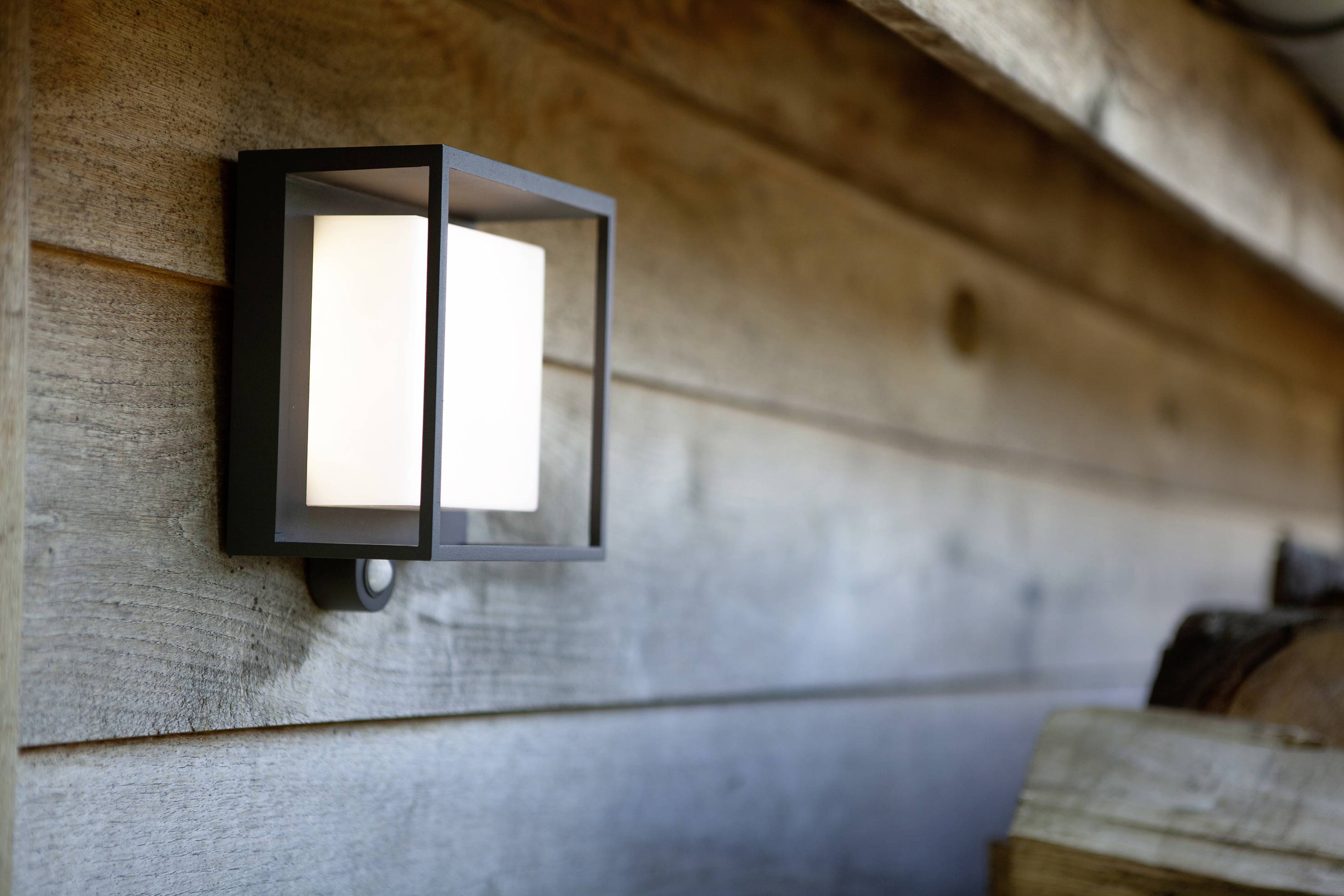 Lutec Curtis 6934601118 Solar-Außenwandleuchte mit Bewegungsmelder LED LED fest eingebaut 3W Anthrazit