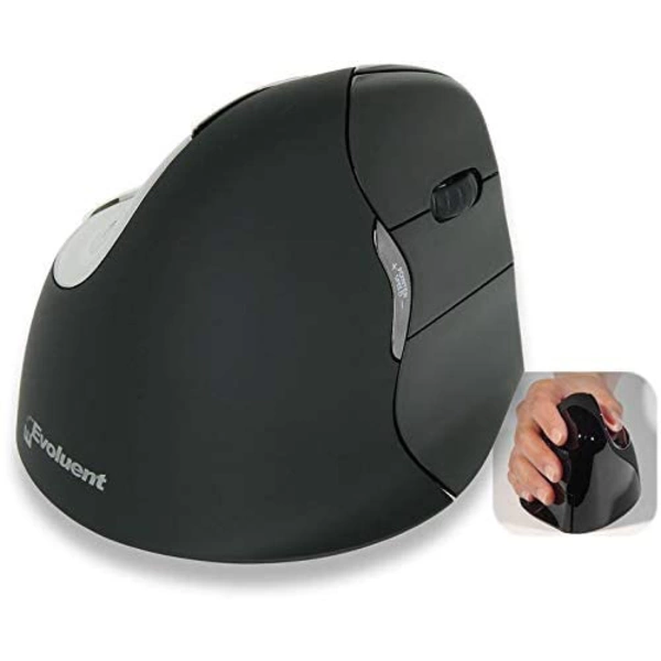 Evoluent VerticalMouse™4 Right Mac Ergonomische Maus Bluetooth® Optisch 7 Tasten Ergonomisch Evoluent VerticalMouse™4 Right Mac Ergonomische Maus Bluetooth® Optisch 7 Tasten Ergonomisch