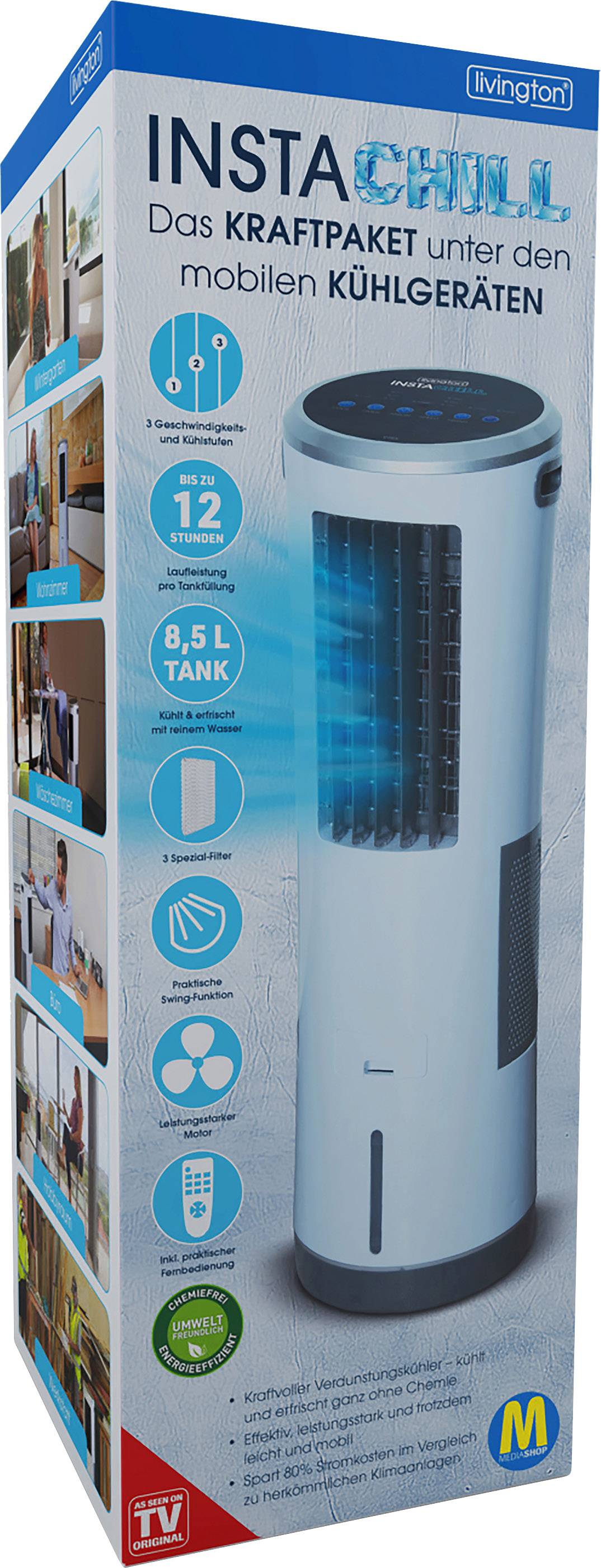 Livington InstaChill Luftkühler (Ø x H) 280 mm x 908 mm mit Fernbedienung