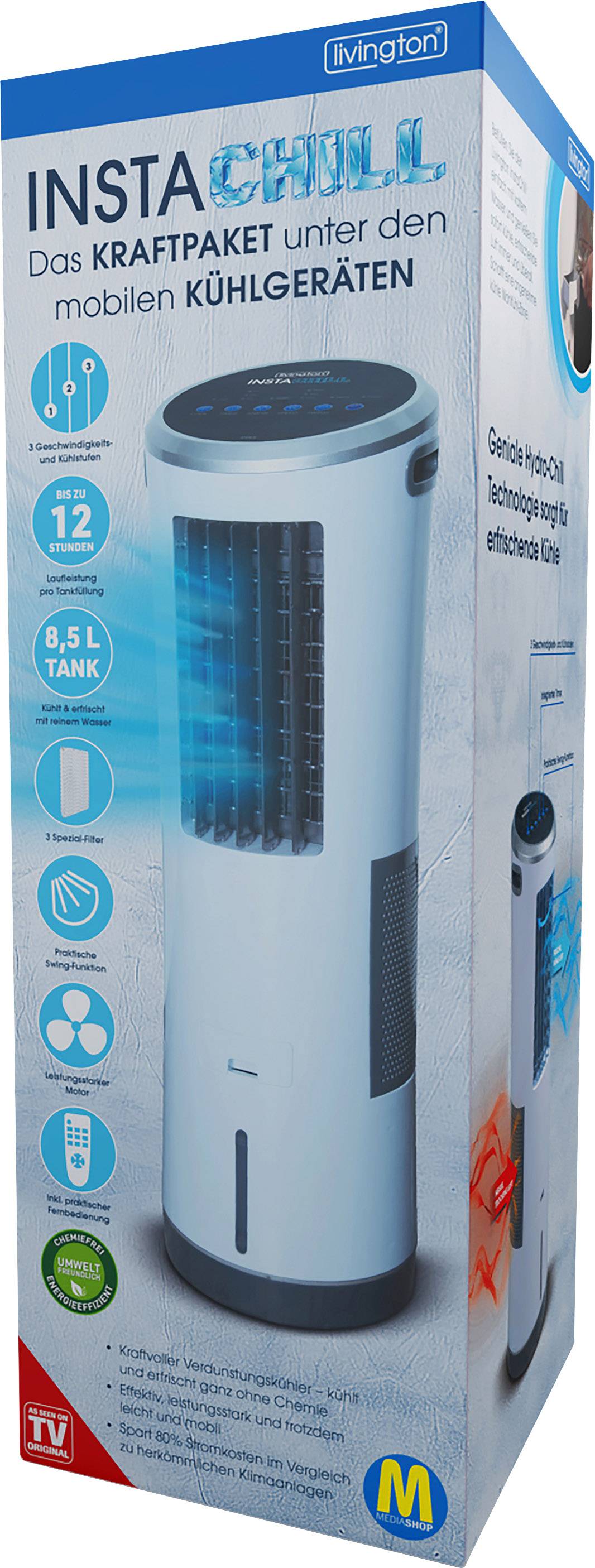 Livington InstaChill Luftkühler (Ø x H) 280 mm x 908 mm mit Fernbedienung