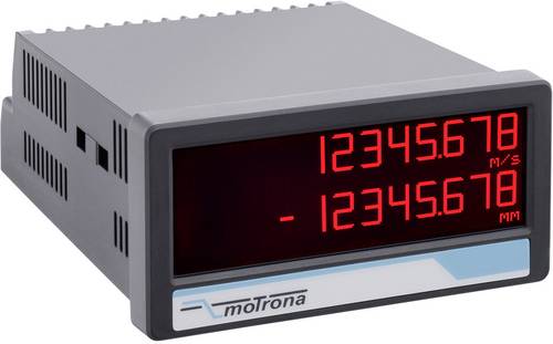 Motrona MX350/AC Digitales Einbaumessgerät Doppelanzeige Tachometer/position mit zusätzlichem Anal