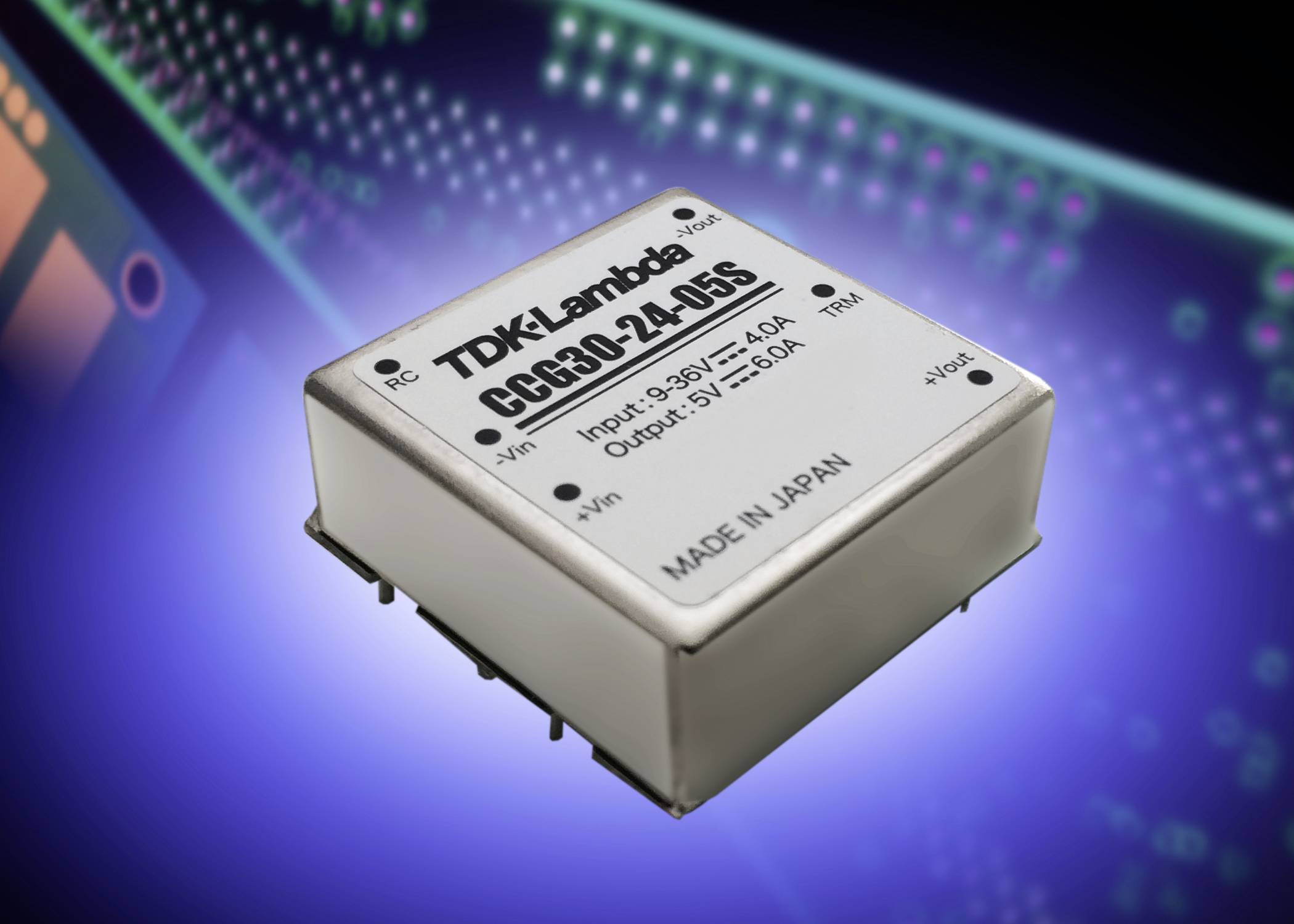 TDK-Lambda CCG30-24-12D DC/DC-Wandler, Print 24V 1.25A 30W Anzahl Ausgänge: 1 x Inhalt 1St.