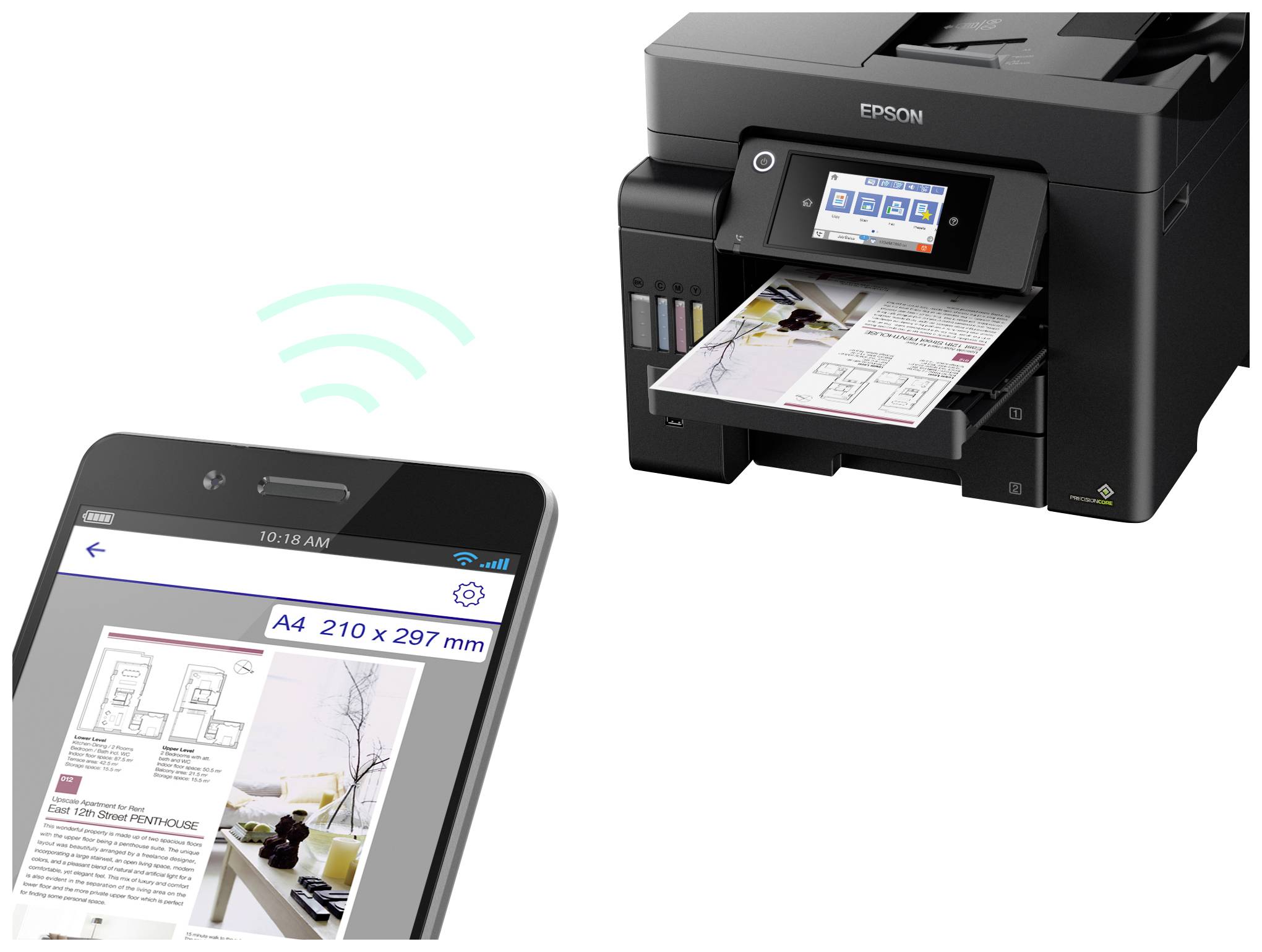 Epson EcoTank ET-5800 Drucker Tintenstrahl Farbe A4, A6