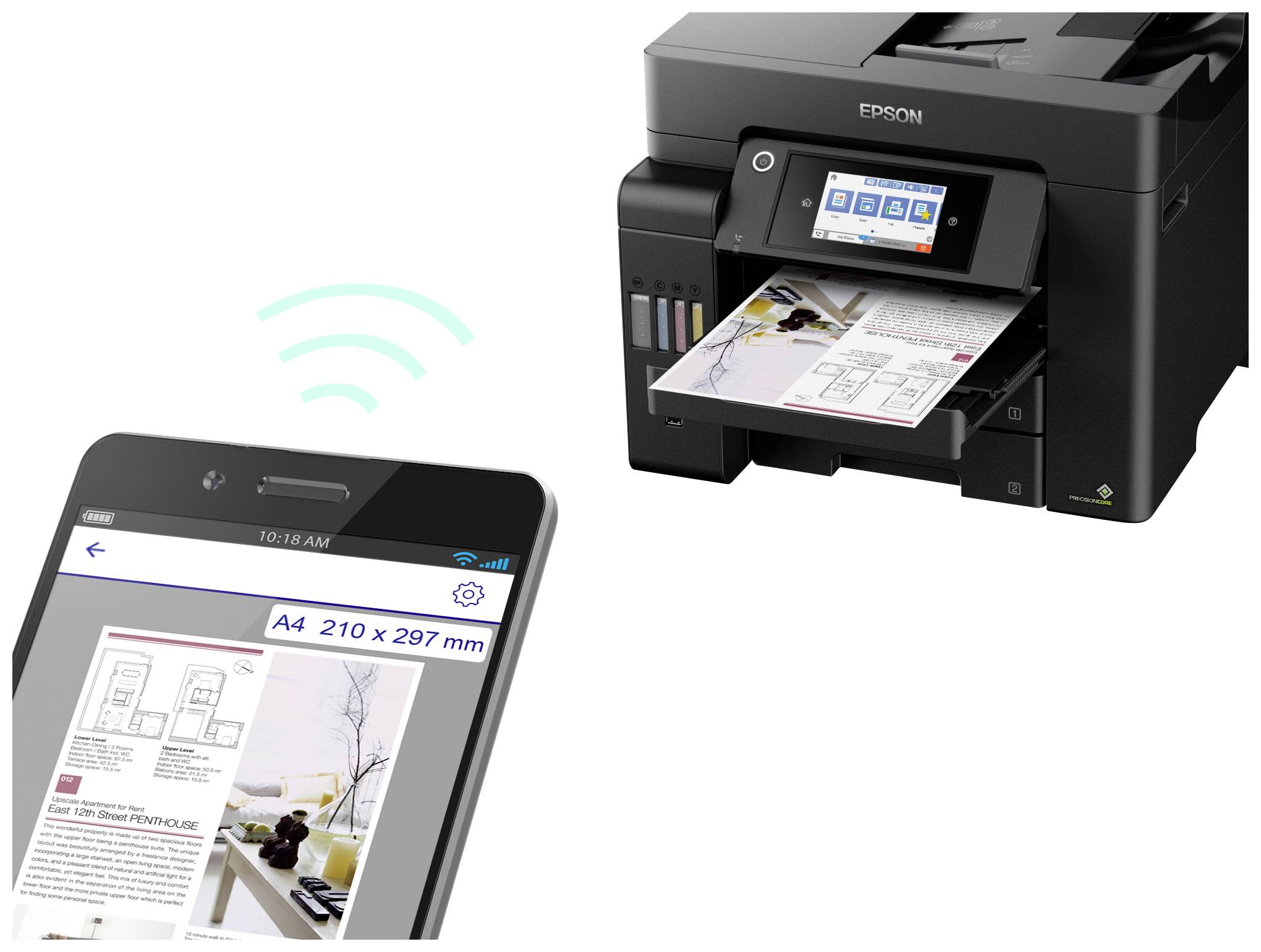 Epson EcoTank ET-5800 Drucker Tintenstrahl Farbe A4, A6