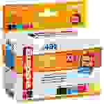 Edding Druckerpatrone ersetzt Epson 27XL, T2711, T2712, T2713, T2714 Kompatibel Kombi-Pack Schwarz