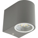 Smartwares SMD-LED Wandleuchte Bastia/grau 10.010.52 LED-Wandleuchte GU10 LED Grau (matt)