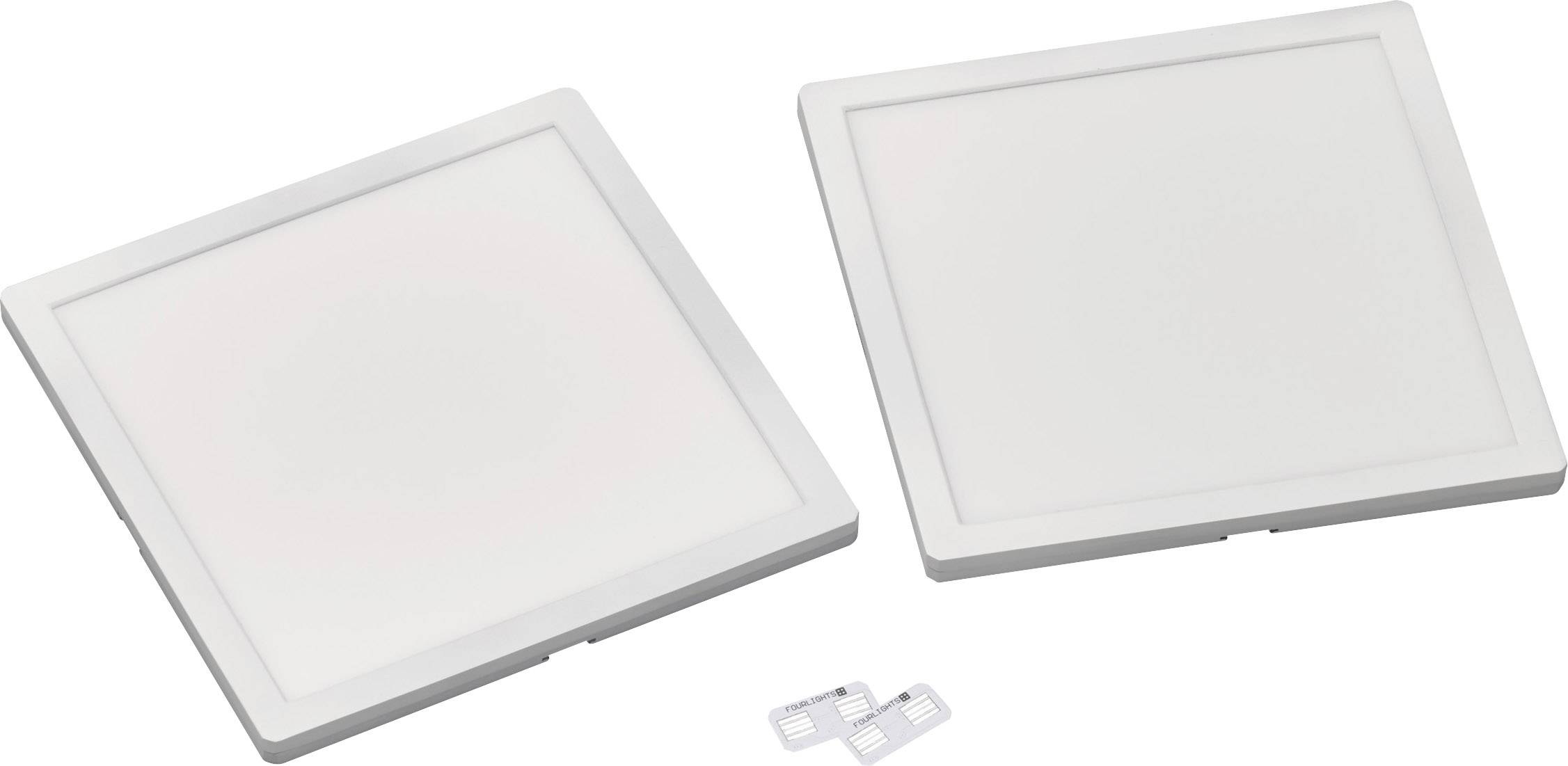 WOFI Four Lights 2er-Set Erweiterung 4506.02.06.9500 LED-Wandleuchte 4 W LED Weiß