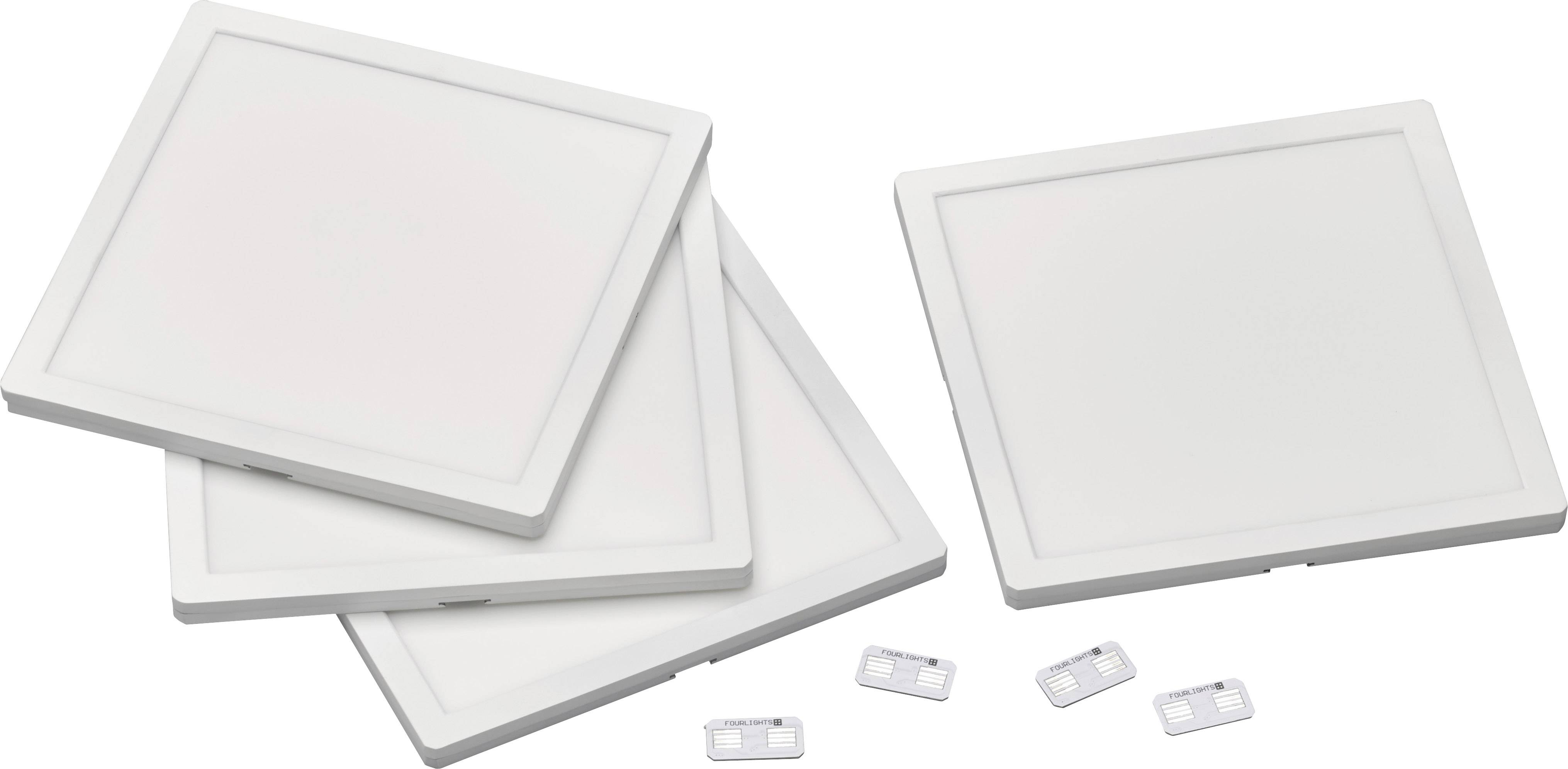 WOFI Four Lights 4er-Set Erweiterung 4506.04.06.9500 LED-Wandleuchte 8 W LED Weiß
