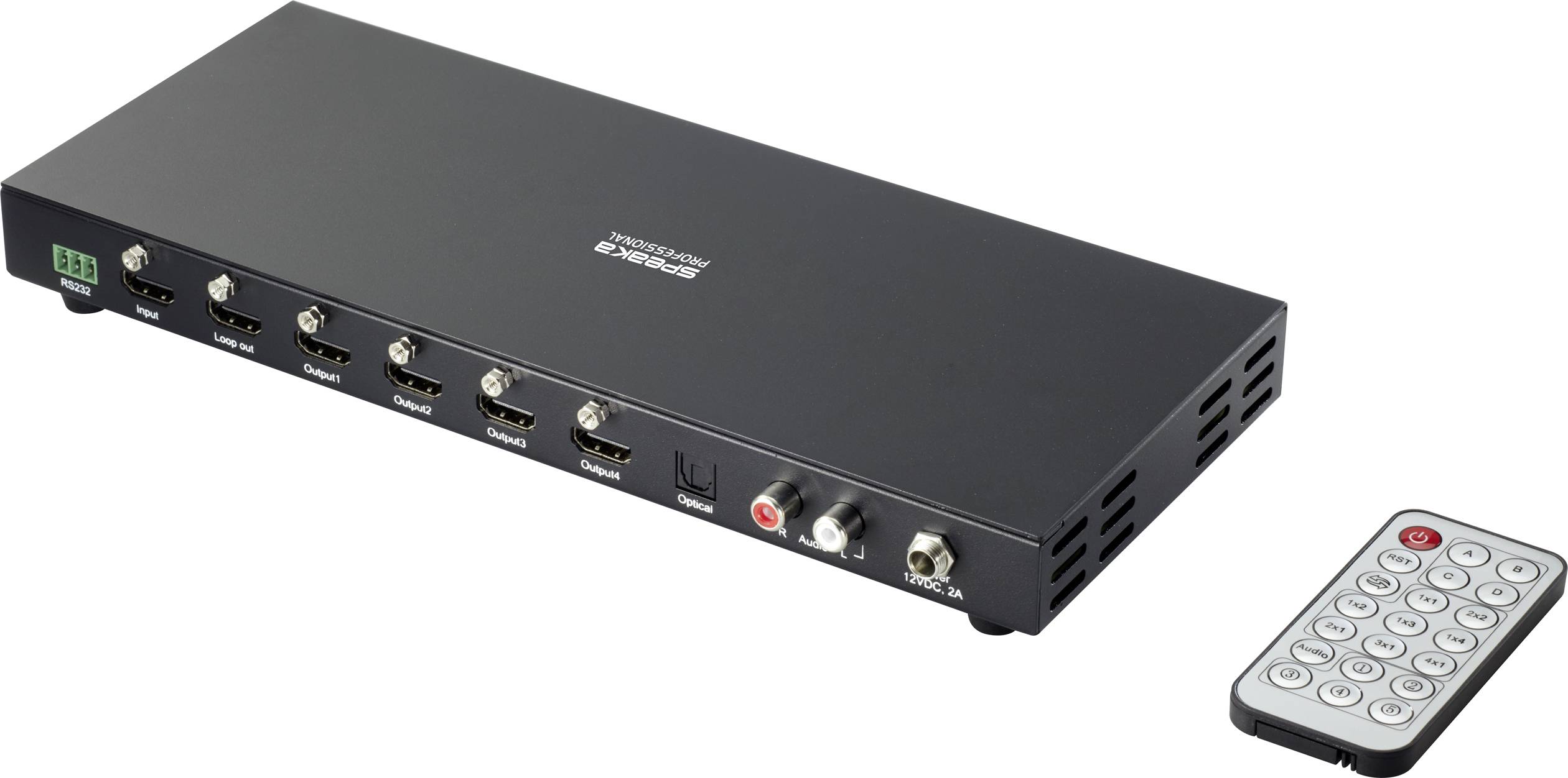 SpeaKa Professional 1+4 Port HDMI-Switch UHD 4K @ 60Hz