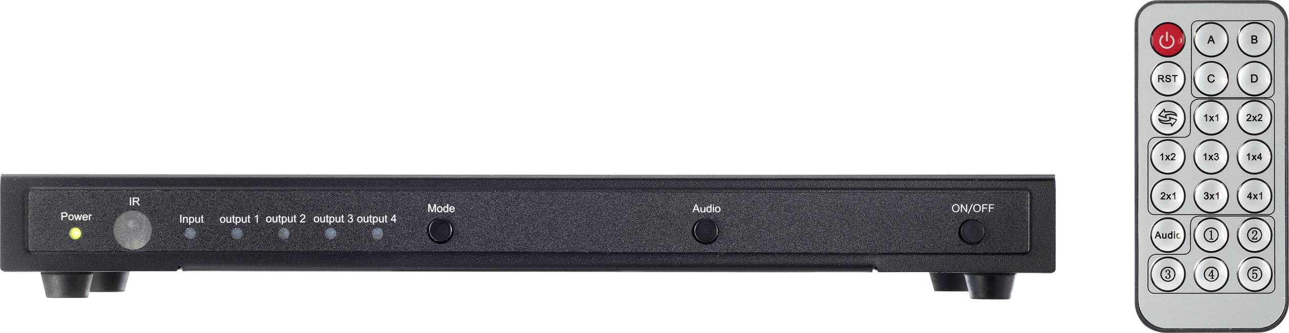 SpeaKa Professional 1+4 Port HDMI-Switch UHD 4K @ 60Hz