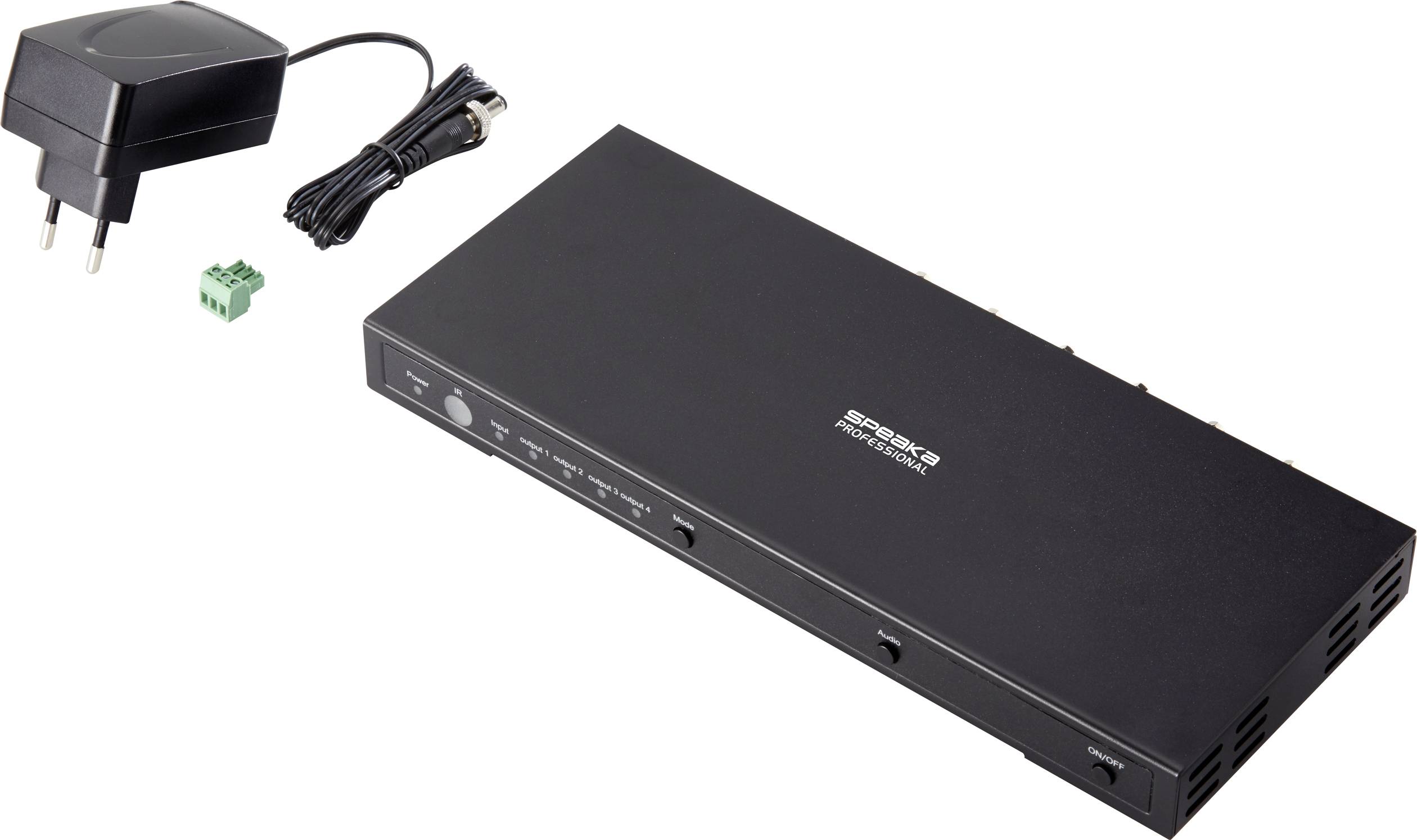 SpeaKa Professional 1+4 Port HDMI-Switch UHD 4K @ 60Hz