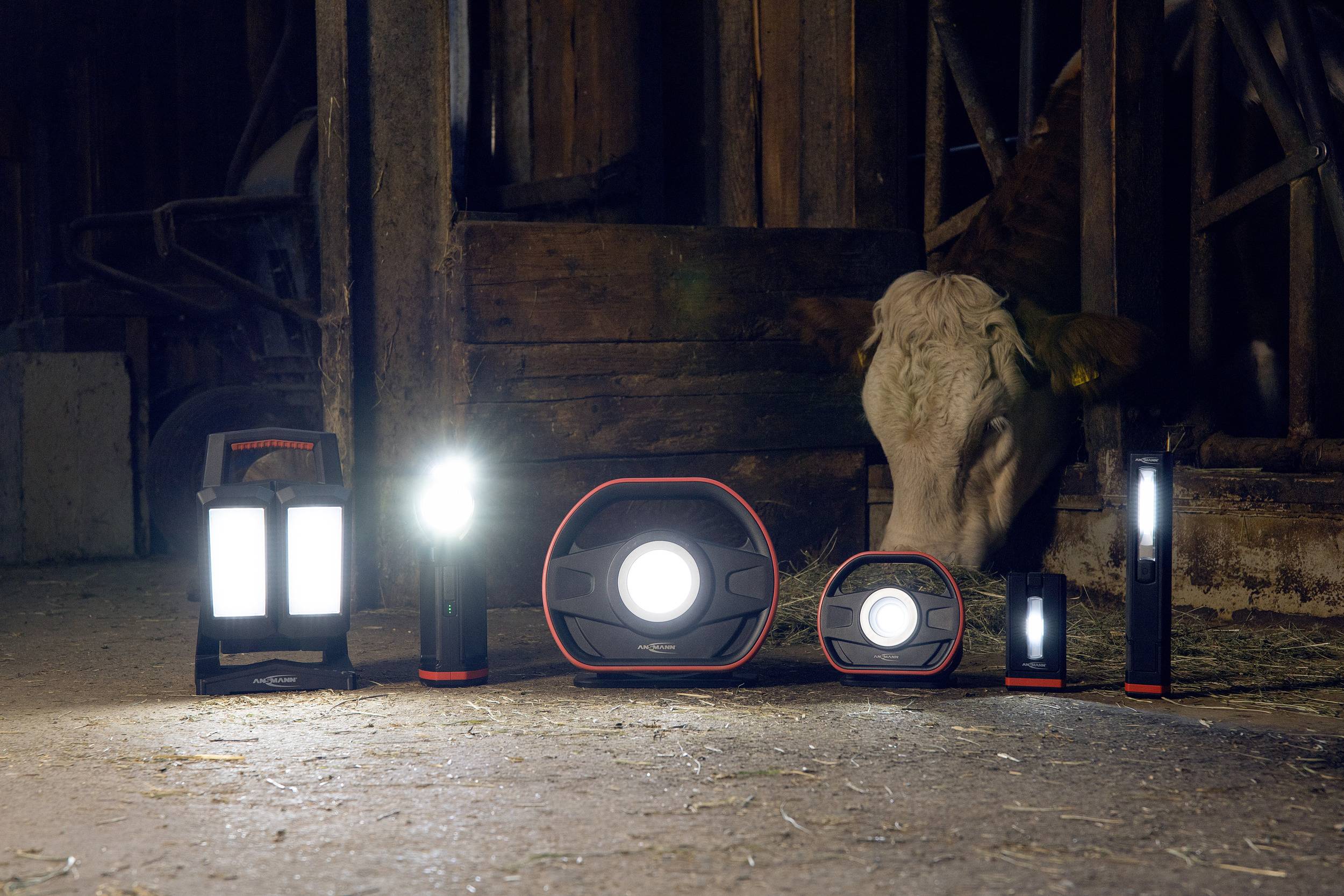 Ansmann 1600-0128-3 WL200R LED Arbeitsleuchte akkubetrieben 3.25W 215lm