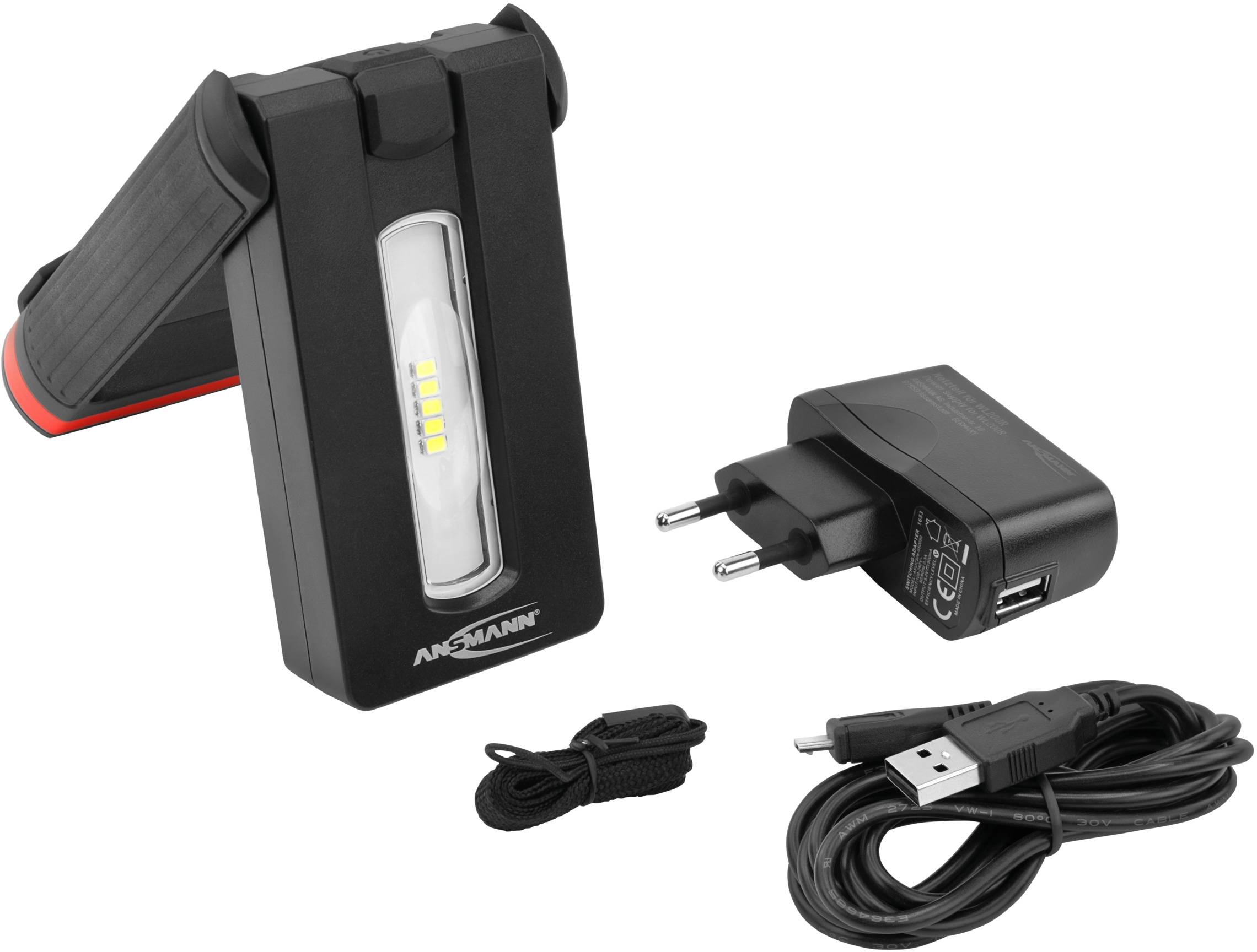 Ansmann 1600-0128-3 WL200R LED Arbeitsleuchte akkubetrieben 3.25W 215lm