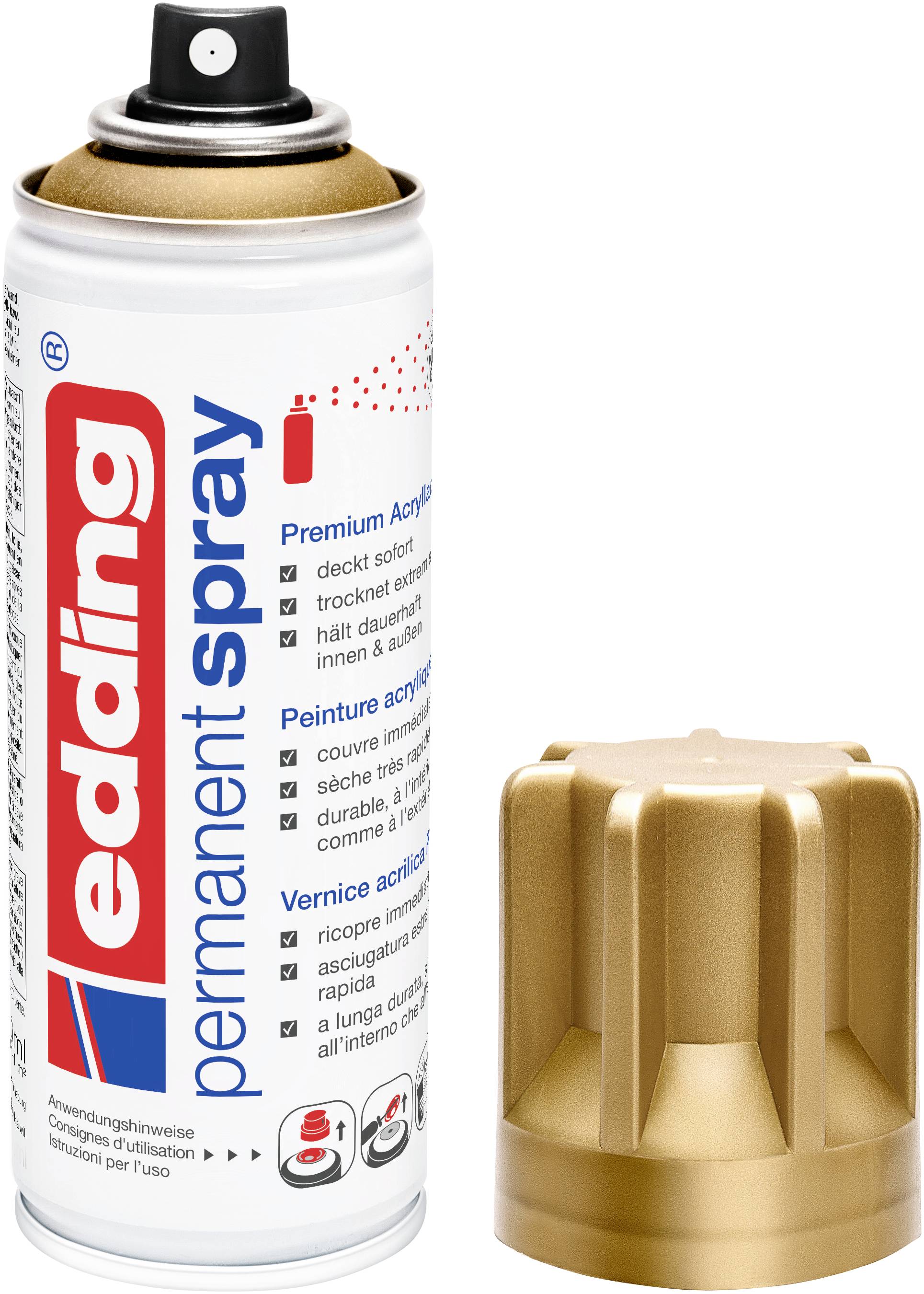 Spraydose mit Aufschrift „edding permanent spray