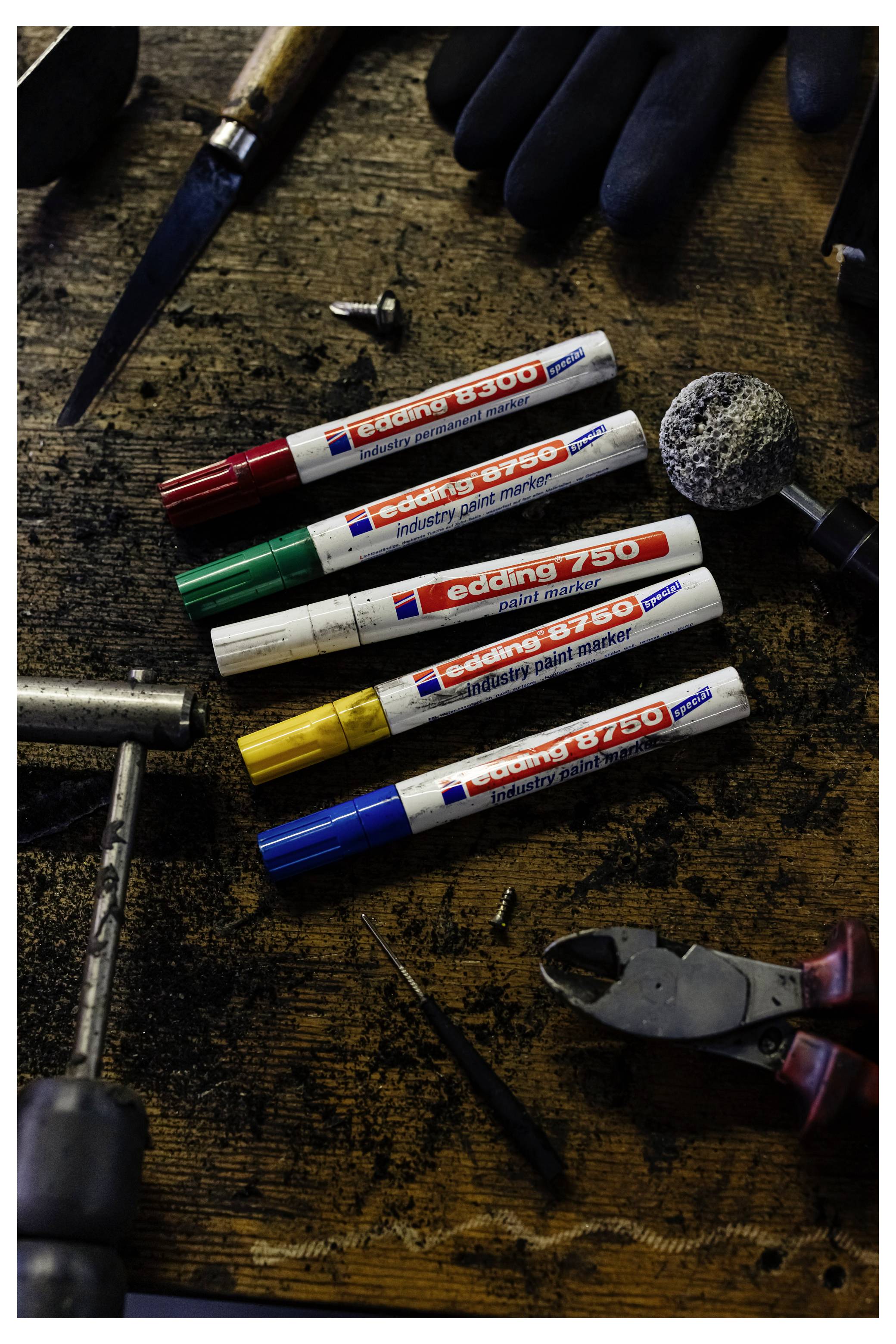 Edding 750 Paint Marker 4-750-1-4049 Lackmarker Weiß 2 mm, 4mm