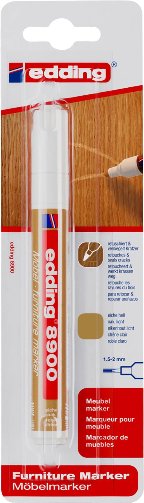 Edding 8900 4-8900-1-4616 Möbelmarker Eiche 1.5 mm, 2 mm