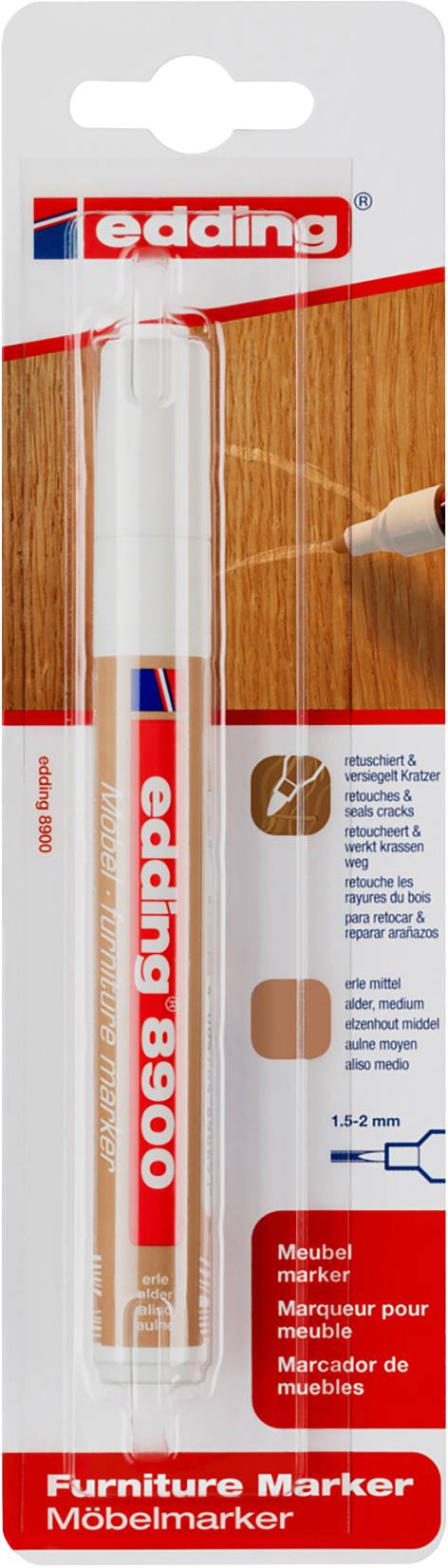 Edding 8900 4-8900-1-4621 Möbelmarker Erle 1.5 mm, 2 mm