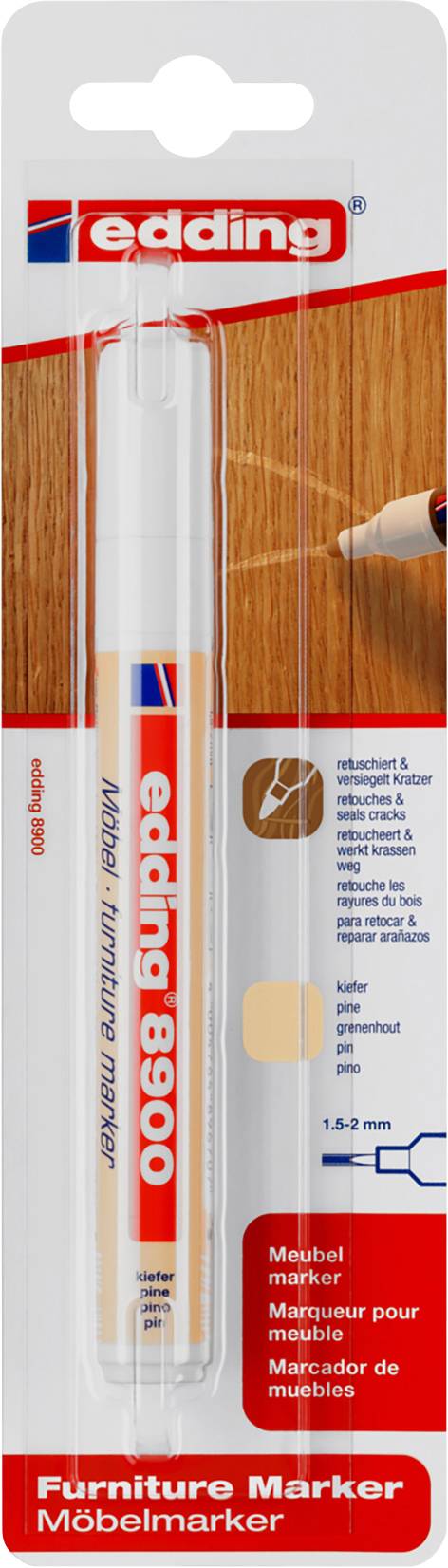 Edding 8900 4-8900-1-4622 Möbelmarker Kiefer 1.5 mm, 2 mm