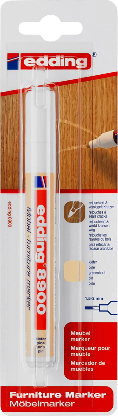 Edding 8900 4-8900-1-4623 Möbelmarker Ahorn 1.5 mm, 2 mm