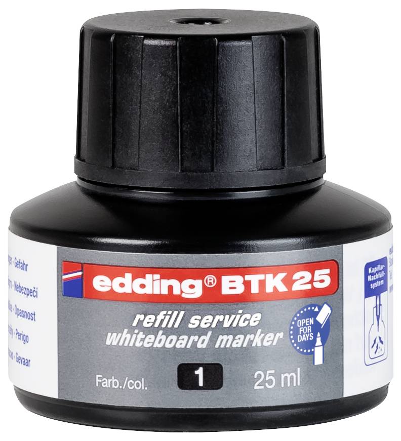 Edding Nachfülltinte Marker BTK25 Schwarz 25 St. 4-BTK25001