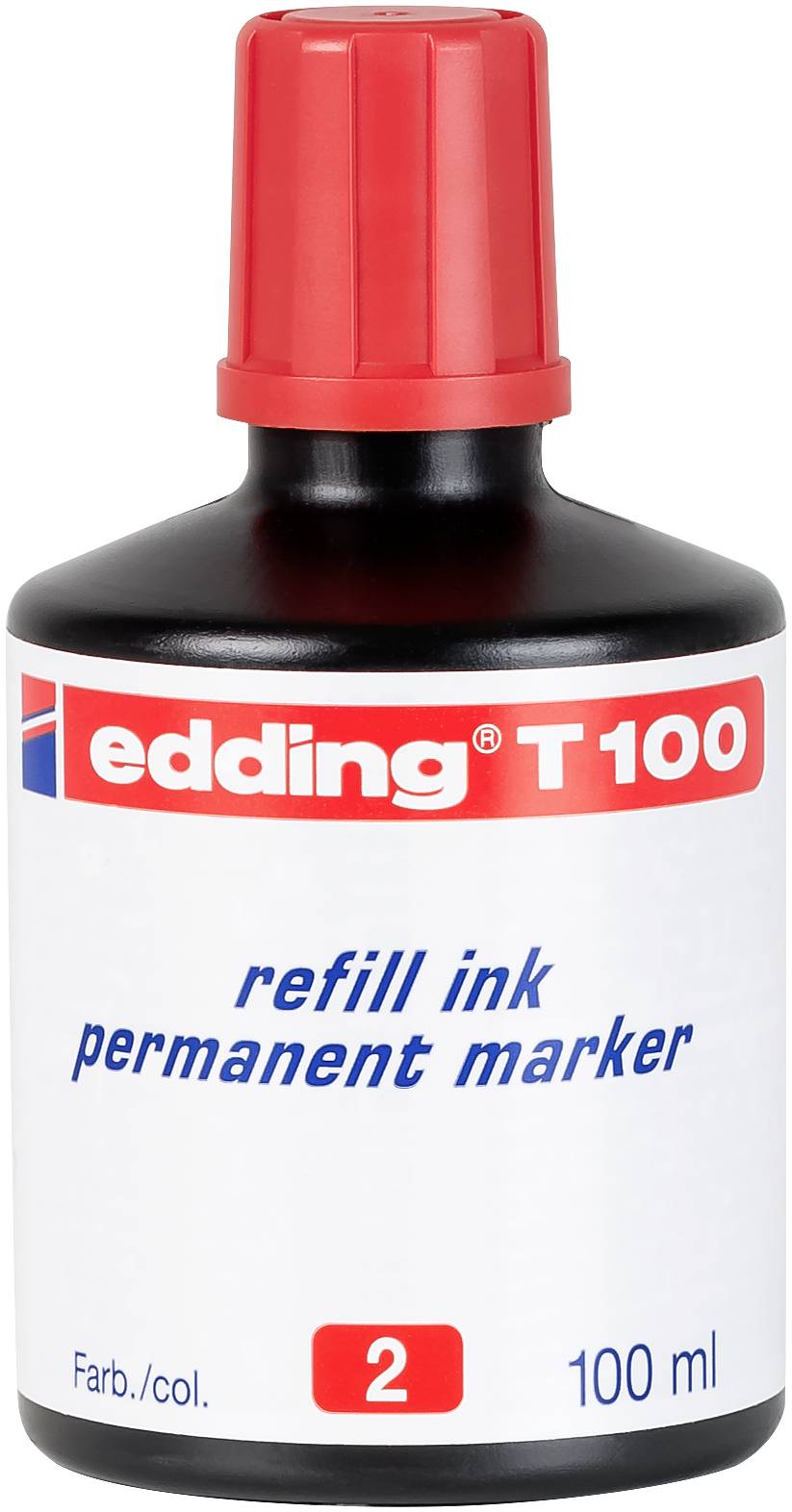Edding Nachfülltusche Marker 4-T100002 Rot 100ml 4-T100002