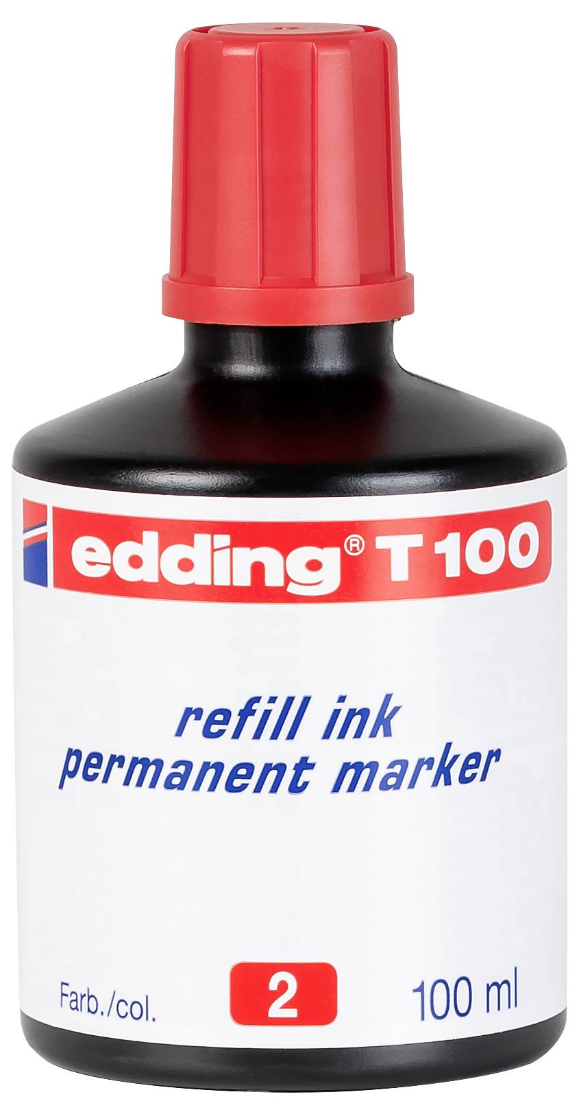 Edding Nachfülltusche Marker 4-T100002 Rot 100ml 4-T100002