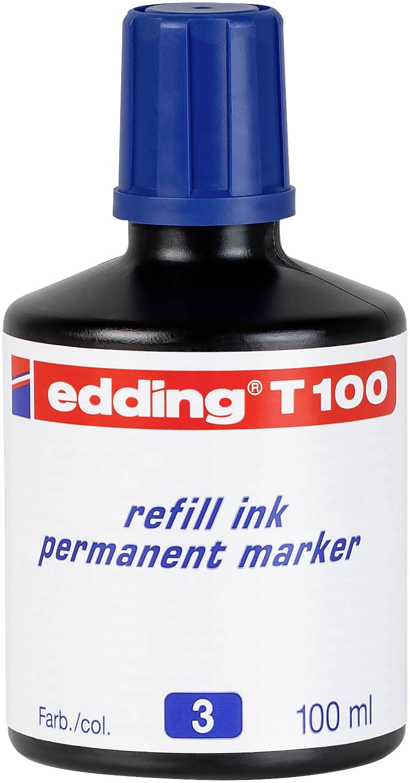 Edding Nachfülltusche Marker 4-T100003 Blau 100ml 4-T100003