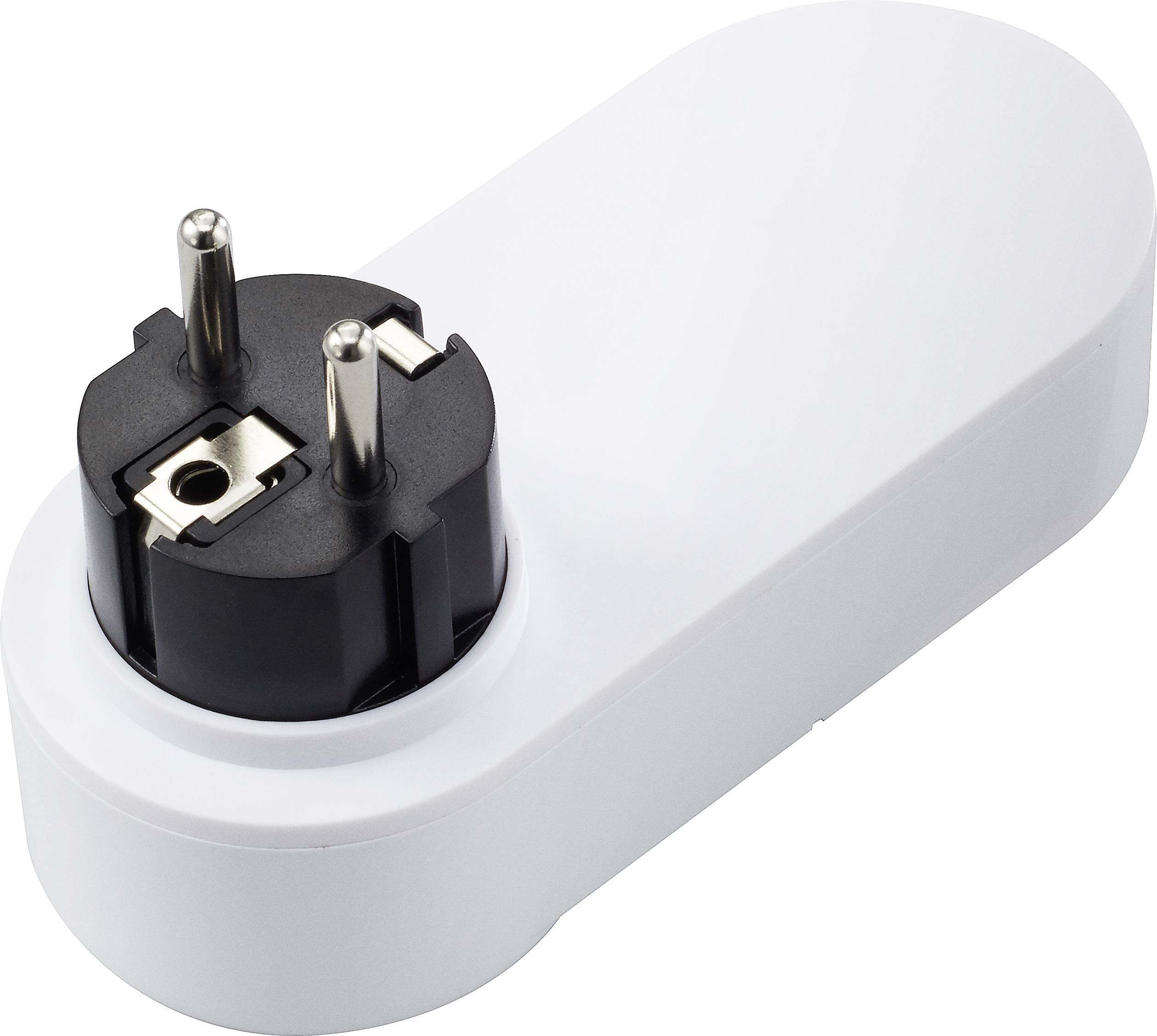 Sygonix TY1721 USB Ladegerät 18W 3x USB-A, Schutzkontakt-Steckdose Quick Charge 3.0 Weiß Innenbereich