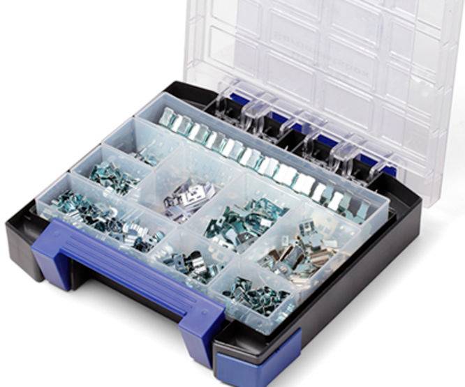 Hebotec HEBOTSET groß Servicebox Schirmklemmen 1St.