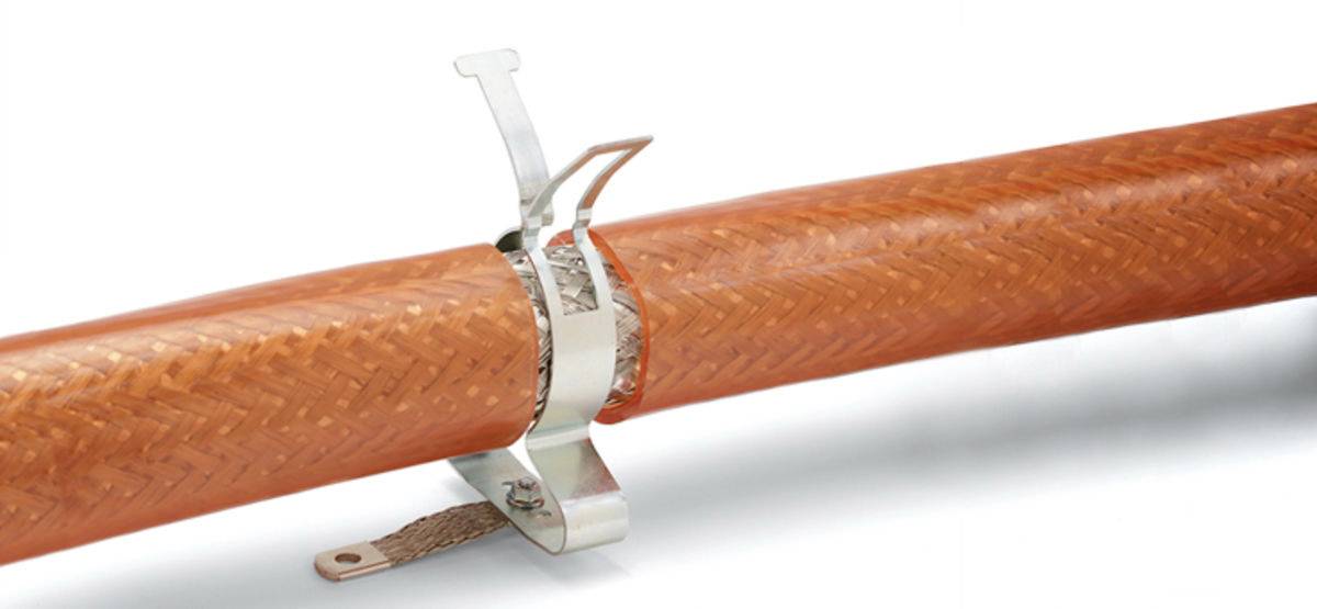 Hebotec HSKB 35-65 Schirmklammer Klemm-Ø (max.) 65mm Federstahl, Kupfer 5St.