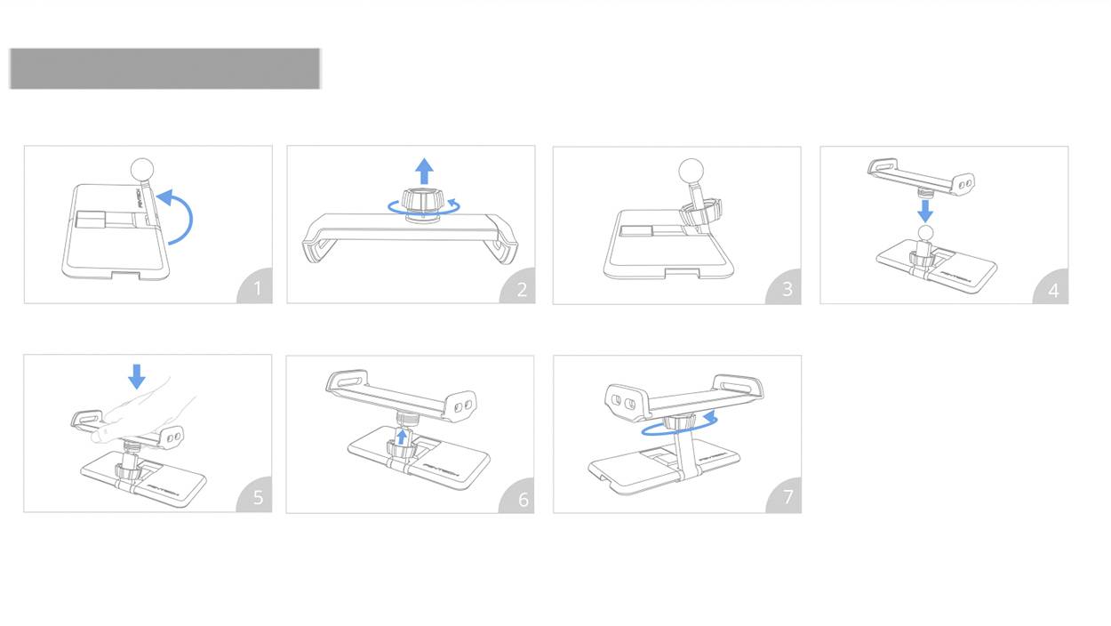 PGYTECH Tablet Halterung Passend für (Multicopter): DJI Mavic Mini, DJI Mavic 2, DJI Mavic Pro, DJI Spark