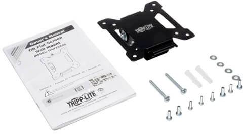 Tripp Lite 1fach Monitor-Wandhalterung 33,0cm (13") - 68,6cm (27") Schwarz Neigbar