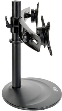 Tripp Lite Monitor-Standfuß 2 25,7 cm (10,1") - 66,0 cm (26") Schwarz Neigbar, Schwenkbar, Bodenständer