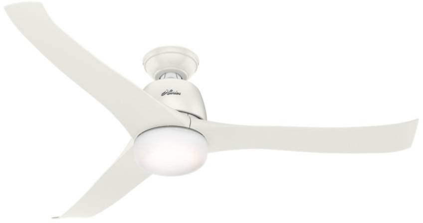 Hunter Deckenventilator (Ø) 137cm Flügelfarbe: Weiß Gehäusefarbe: Weiß