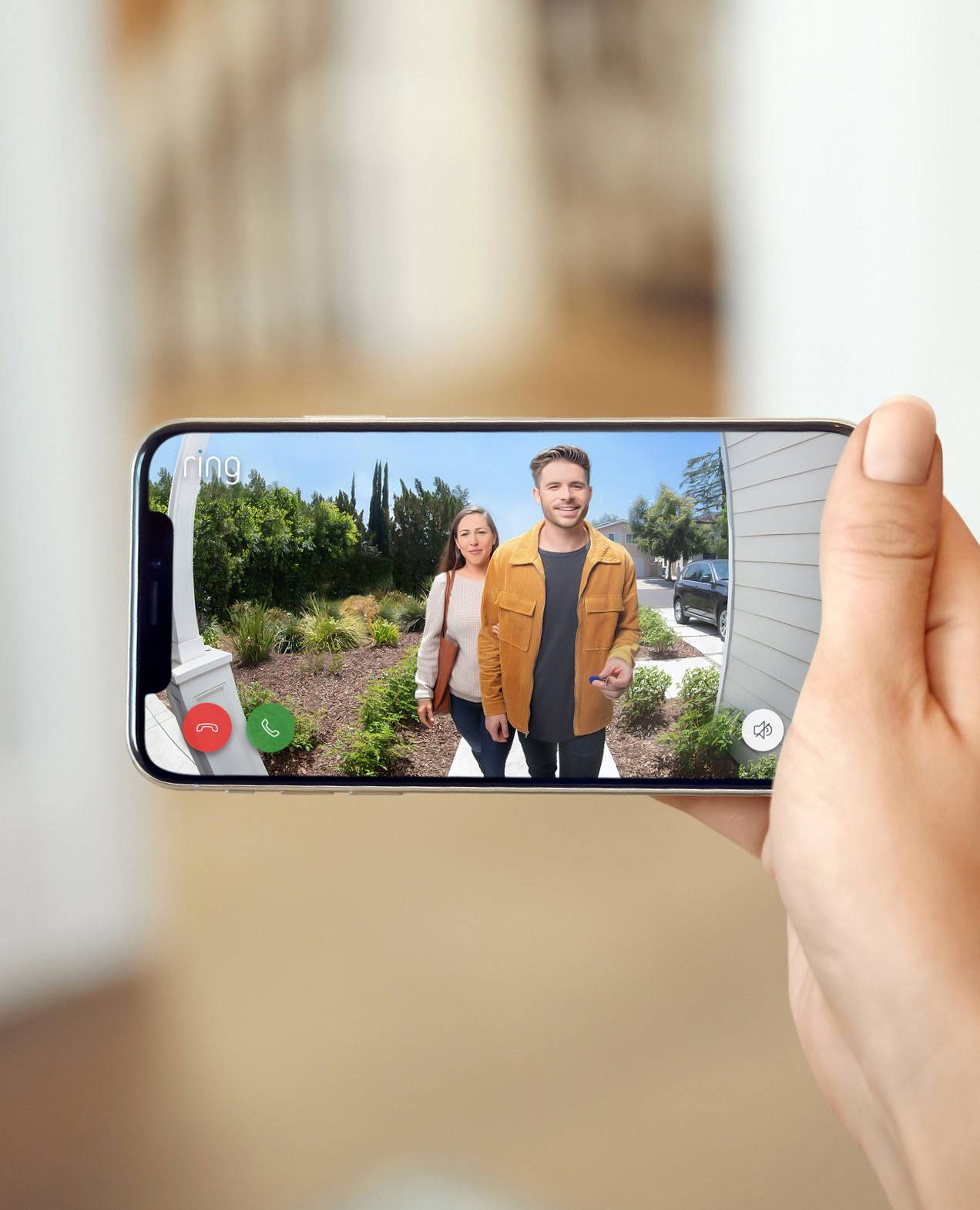Ring 8VRSLZ-0EU0 IP-Video-Türsprechanlage Video Doorbell 3 WLAN Türsprechanlagen-Modul Silber
