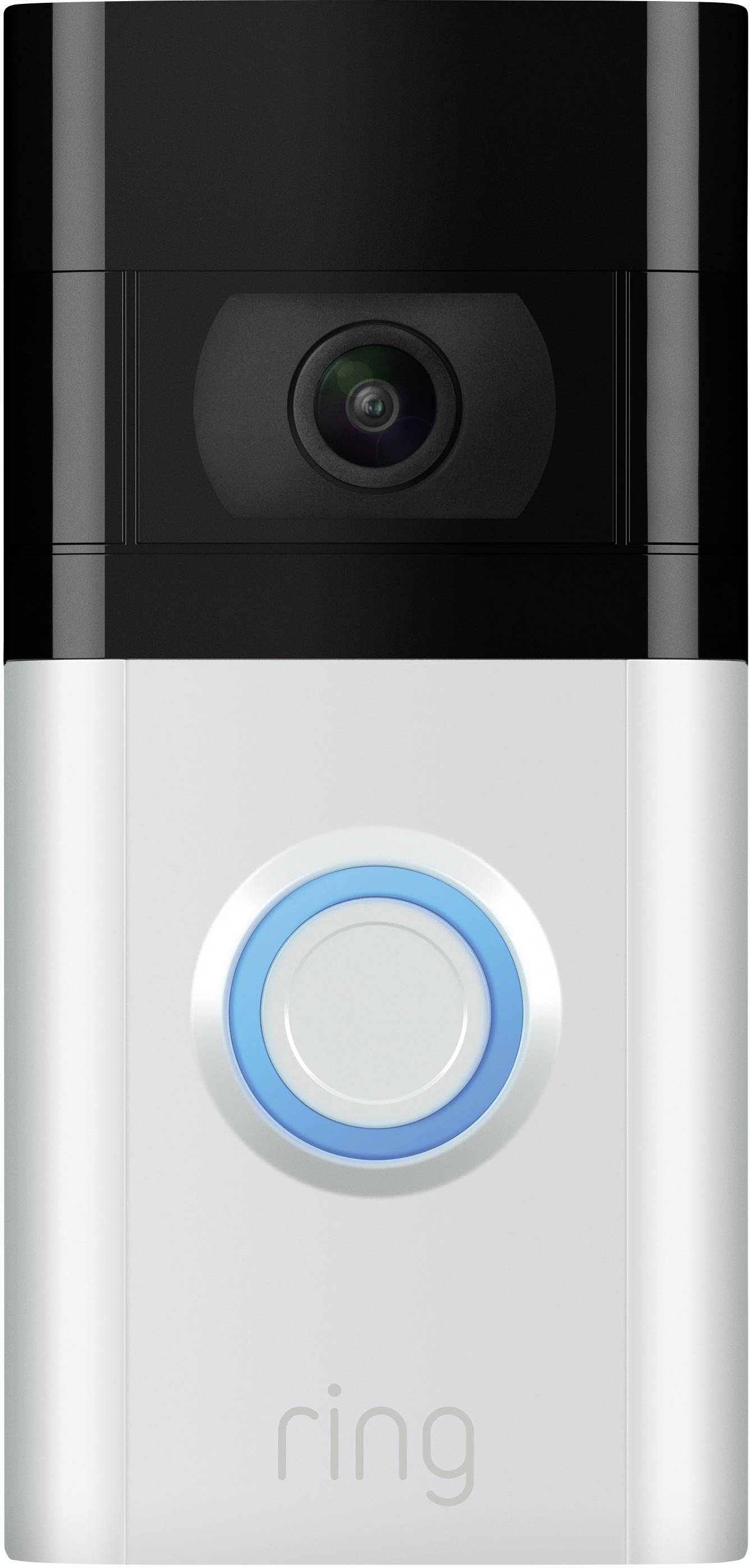 Ring 8VRSLZ-0EU0 IP-Video-Türsprechanlage Video Doorbell 3 WLAN Türsprechanlagen-Modul Silber