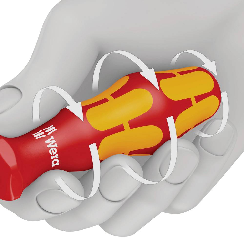 Wera Kraftform Big Pack 100 VDE Schraubendreher-Set 14teilig Schlitz, Kreuzschlitz Phillips, TORX, Kreuzschlitz Pozidriv