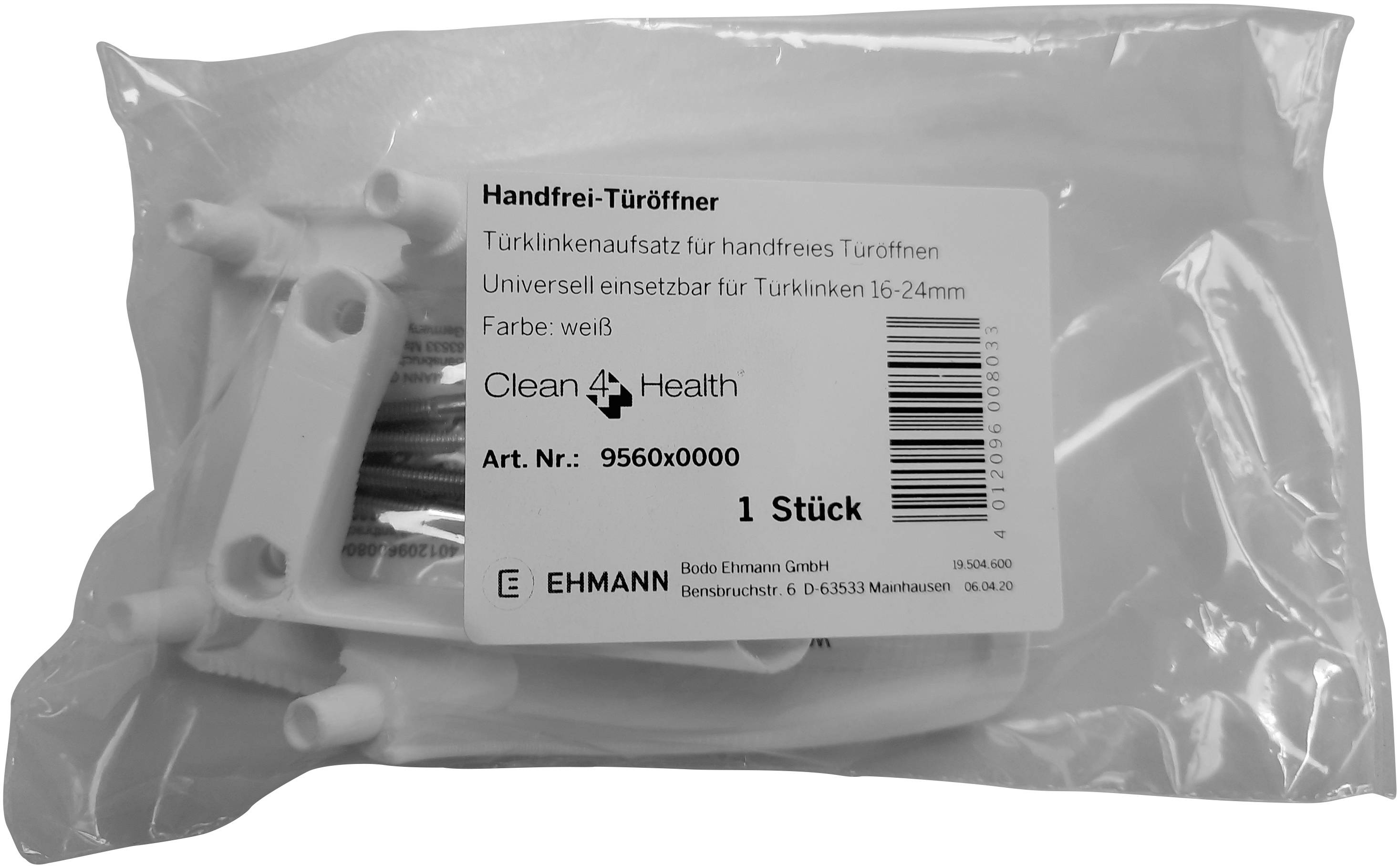 Clean 4 Health 956.0000 Handfrei-Türöffner Polyamid (B x H x T) 71 x 105 x 78mm