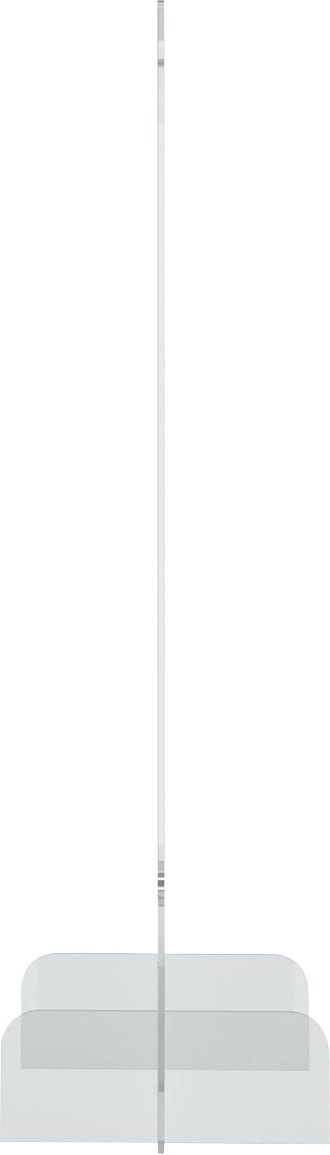 Magnetoplan 1102750 1102750 Mobile Schutzwand Acryl (B x H) 50cm x 85cm