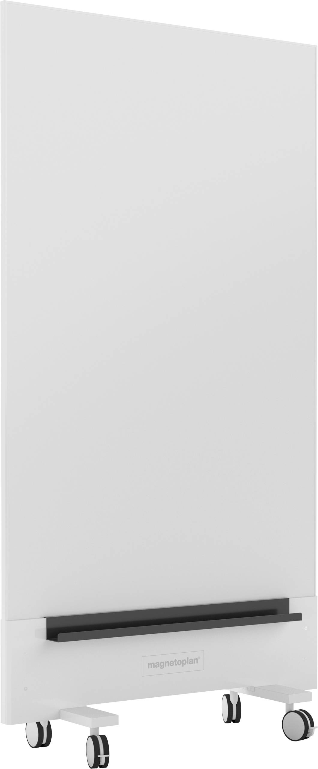 Magnetoplan Whiteboard Infinity Wall, mobil (B x H) 1000mm x 1900mm Weiß emailliert Beide Seiten nutzbar, Inkl. Rollensatz