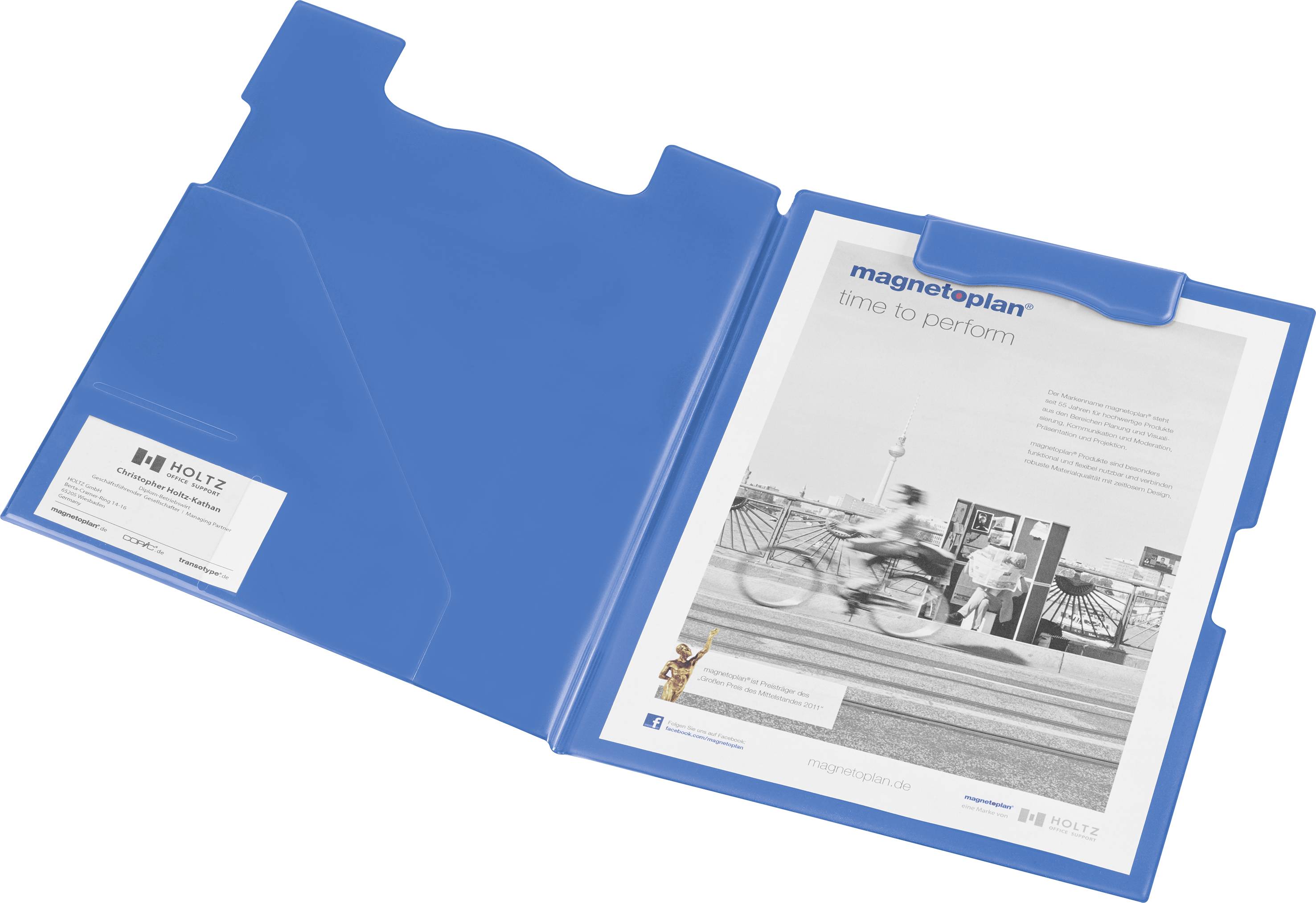 Magnetische Klemmbrett-Mappe 1131603 (B x H) 21cm x 29.7cm