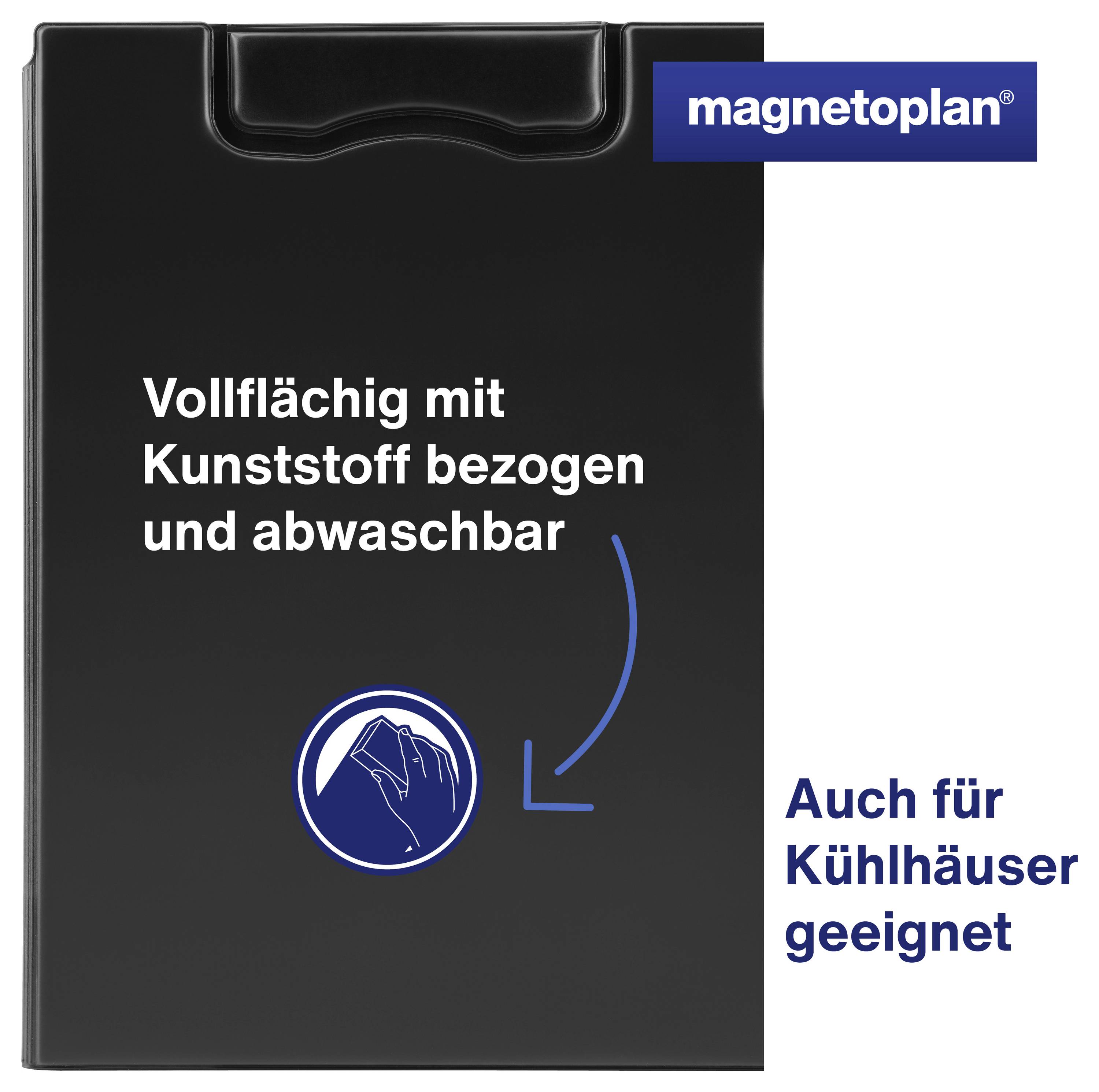 Magnetische Klemmbrett-Mappe 1131612 (B x H) 21 cm x 29.7 cm