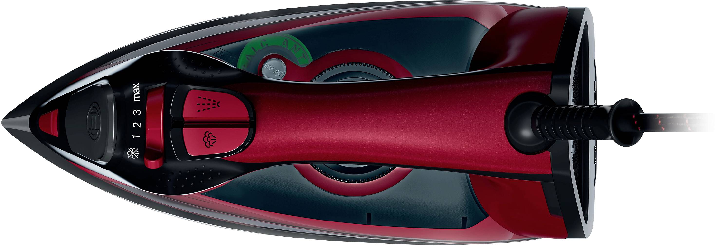 Bosch Haushalt Sensixx'x DA50 EditionRosso Dampfbügeleisen Dunkelrot, Schwarz 3000 W