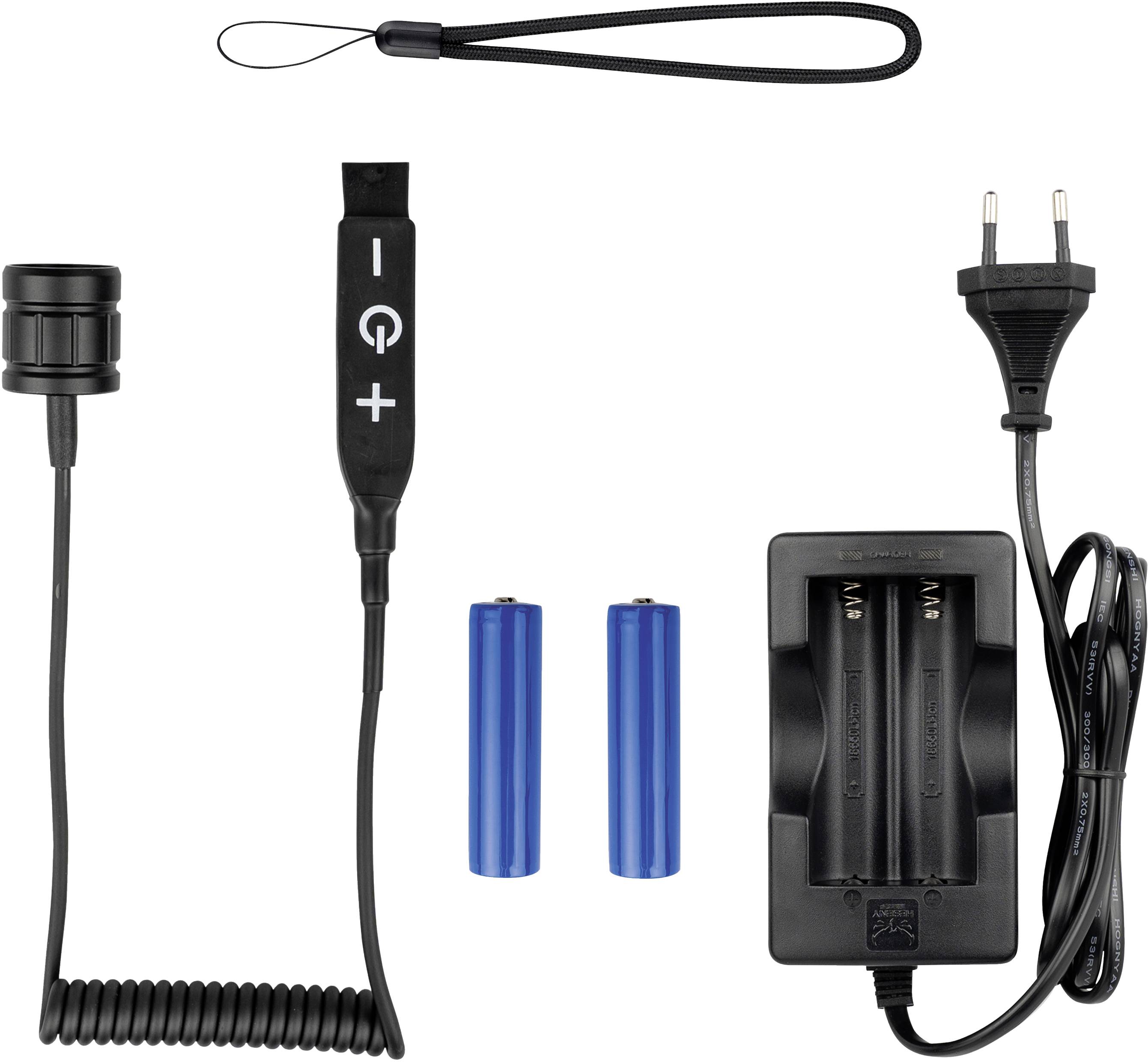 DÖRR Tri-Color LED Taschenlampe akkubetrieben 800 lm 280 g