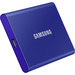 Samsung Portable T7 500 GB Externe SSD USB 3.2 Gen 2 Blau PC/Mac MU-PC500H/WW