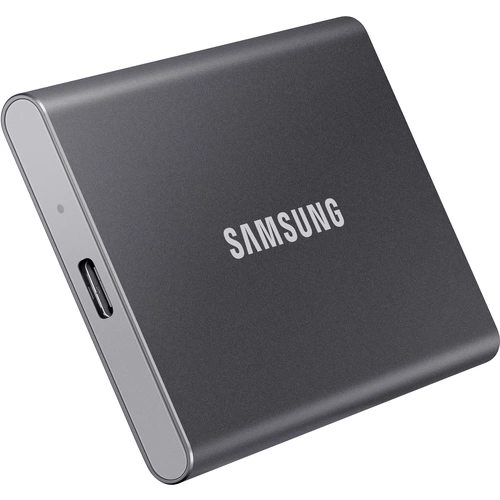 Samsung Portable T7 1 TB Externe SSD USB-A (USB 3.2 Gen 2) Grau PC/Mac MU-PC1T0T/WW Samsung Portable T7 1 TB Externe SSD USB-A (USB 3.2 Gen 2) Grau PC/Mac MU-PC1T0T/WW