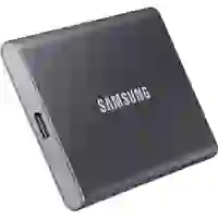 Samsung Portable T7 2TB Externe SSD USB-A (USB 3.2 Gen 2) Grau PC/Mac MU-PC2T0T/WW Samsung Portable T7 2TB Externe SSD USB-A (USB 3.2 Gen 2) Grau PC/Mac MU-PC2T0T/WW