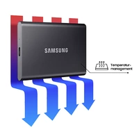 Samsung Portable T7 1 TB Externe SSD USB-A (USB 3.2 Gen 2) Grau PC/Mac MU-PC1T0T/WW Samsung Portable T7 1 TB Externe SSD USB-A (USB 3.2 Gen 2) Grau PC/Mac MU-PC1T0T/WW
