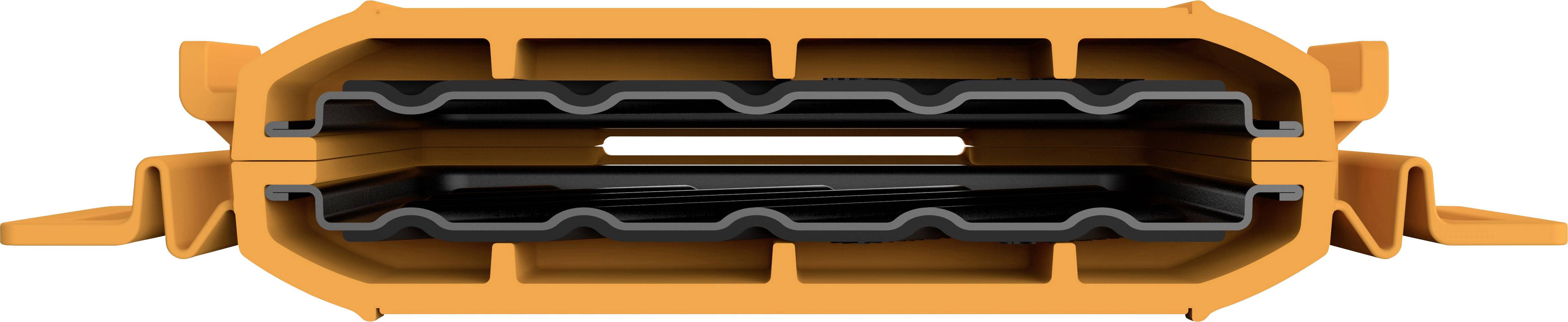 Morphy Richards 511644 Mico Toastie 2 Mikrowellengeschirr Orange, Schwarz