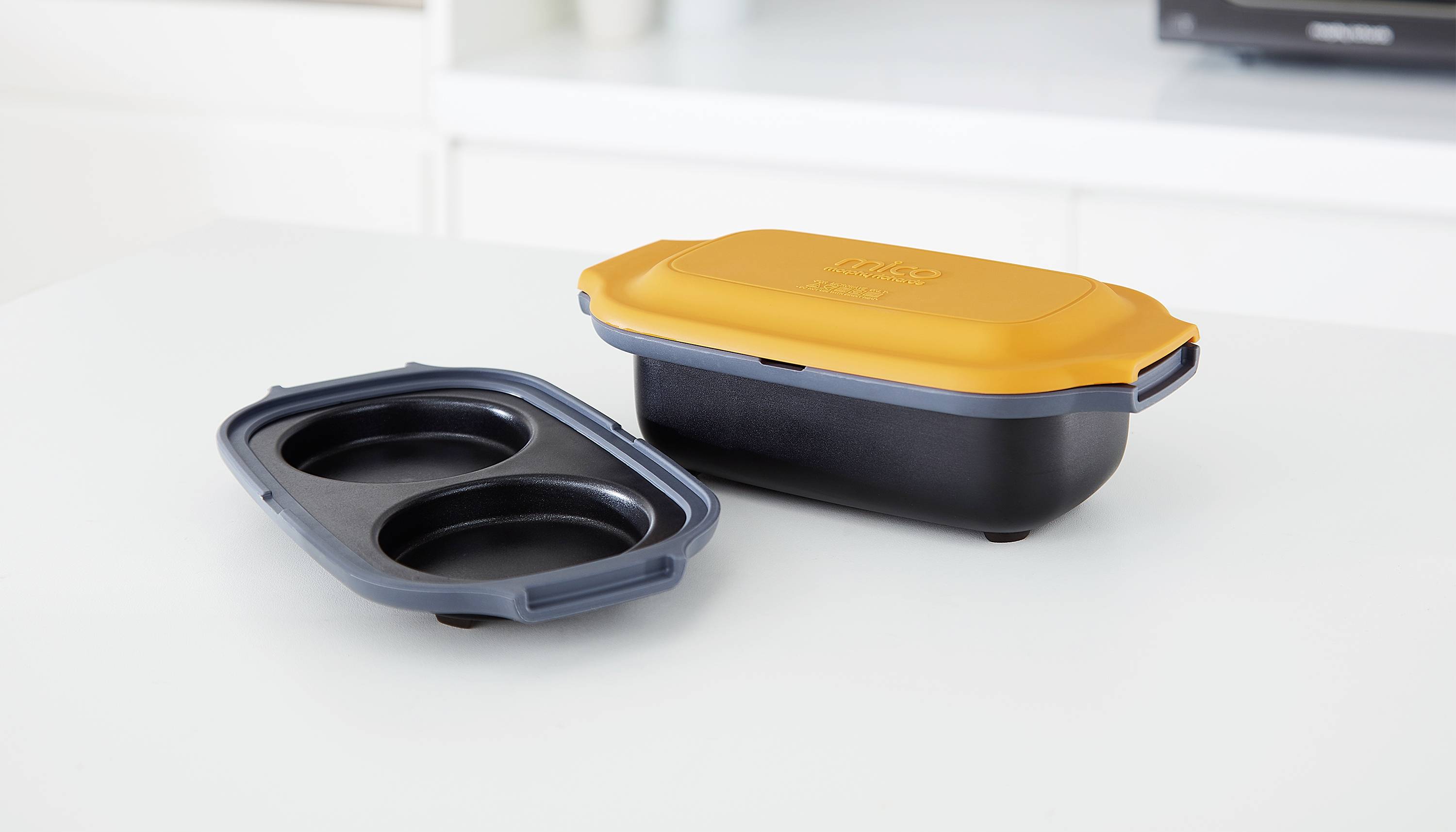 Morphy Richards 511645 Mico Multi-pot Mikrowellengeschirr Orange, Schwarz